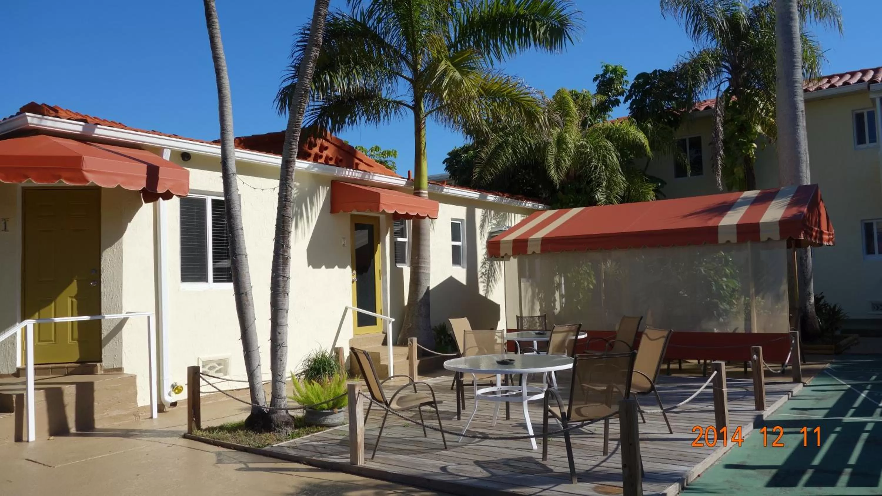 Patio in Ocean Drive Villas