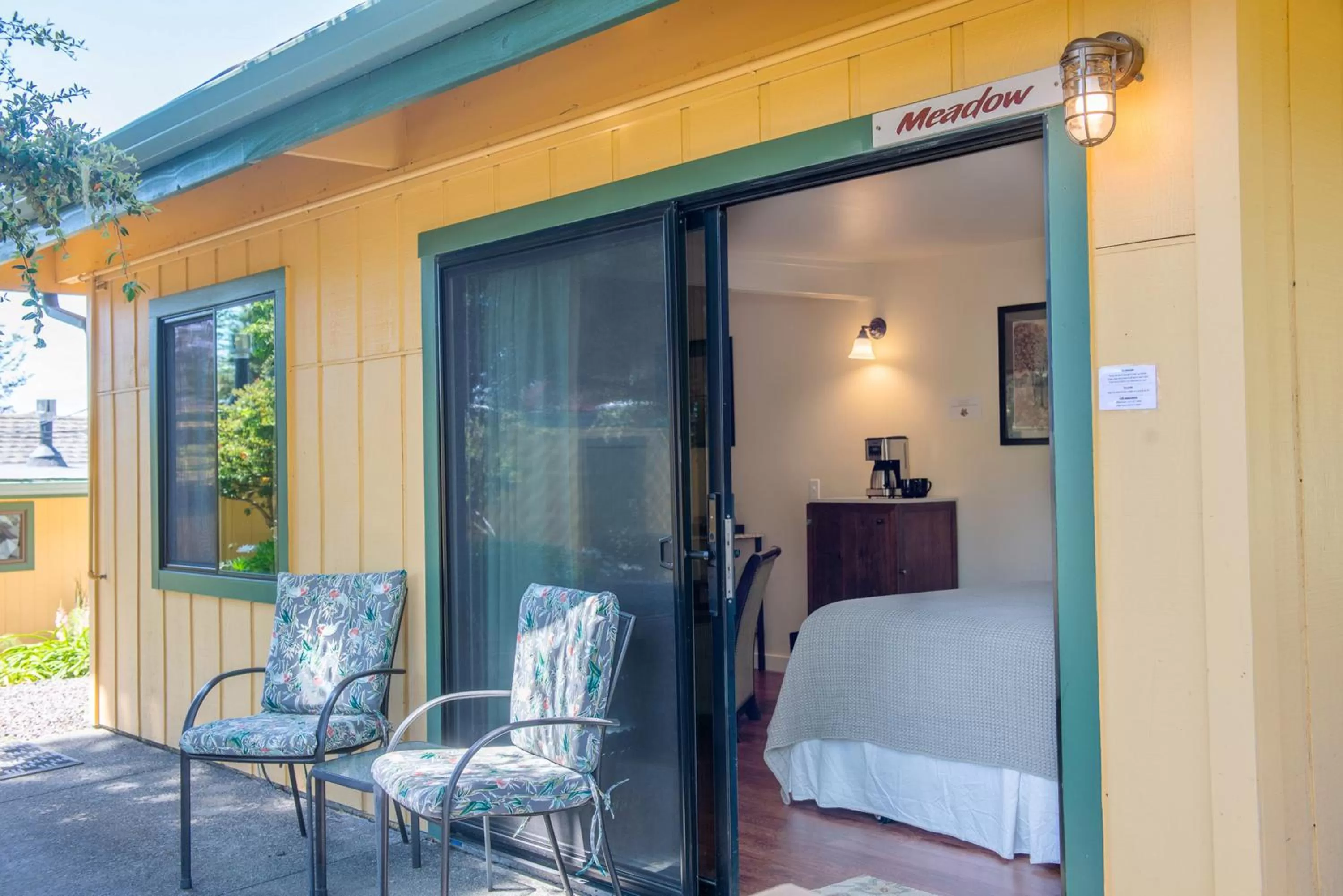 Patio in Inn at Buckhorn Cove