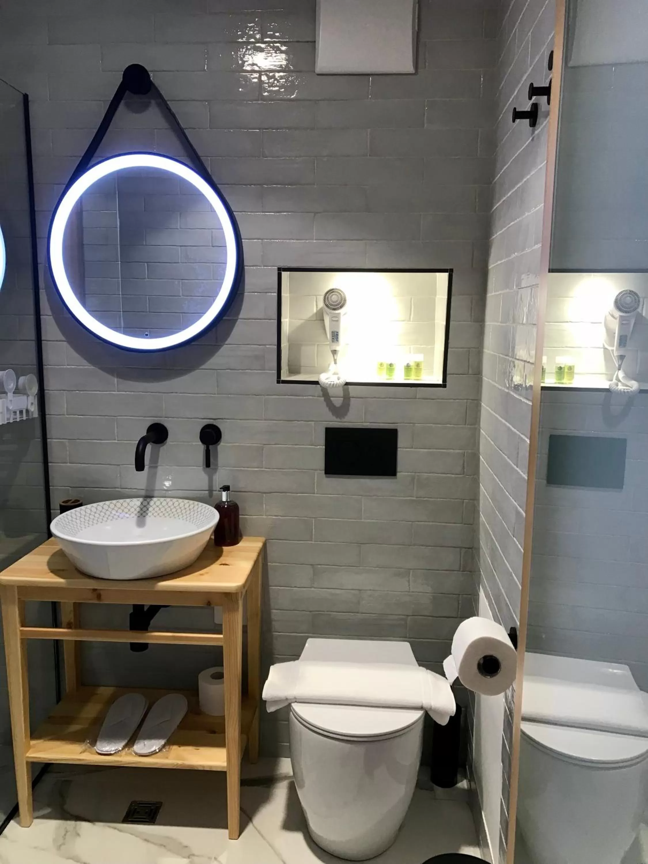 Bathroom in VASILIKON Hotel 1888 the past is present HISTORICAL PRESERVATION MONUMENT