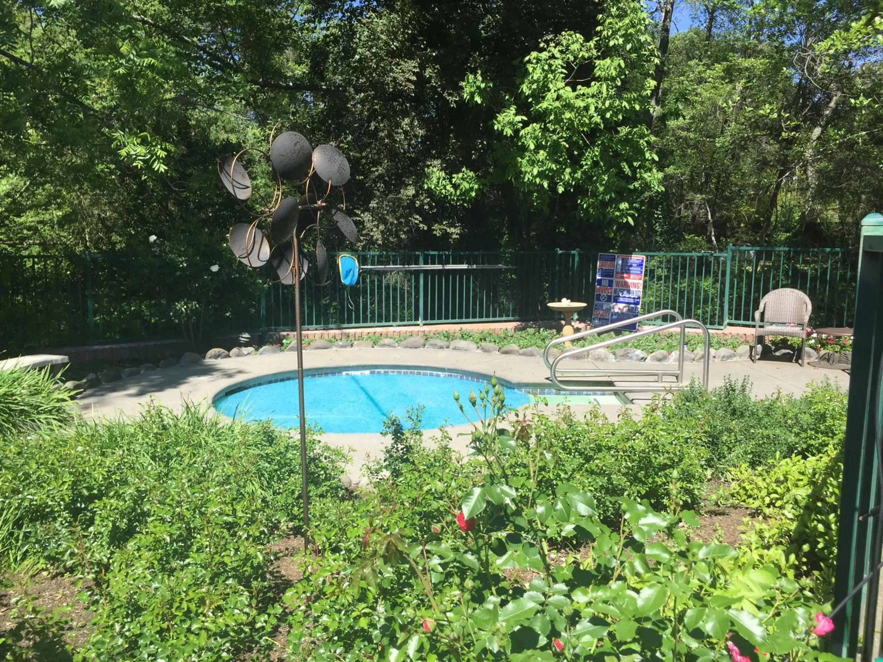 Swimming pool in The Jack London Lodge