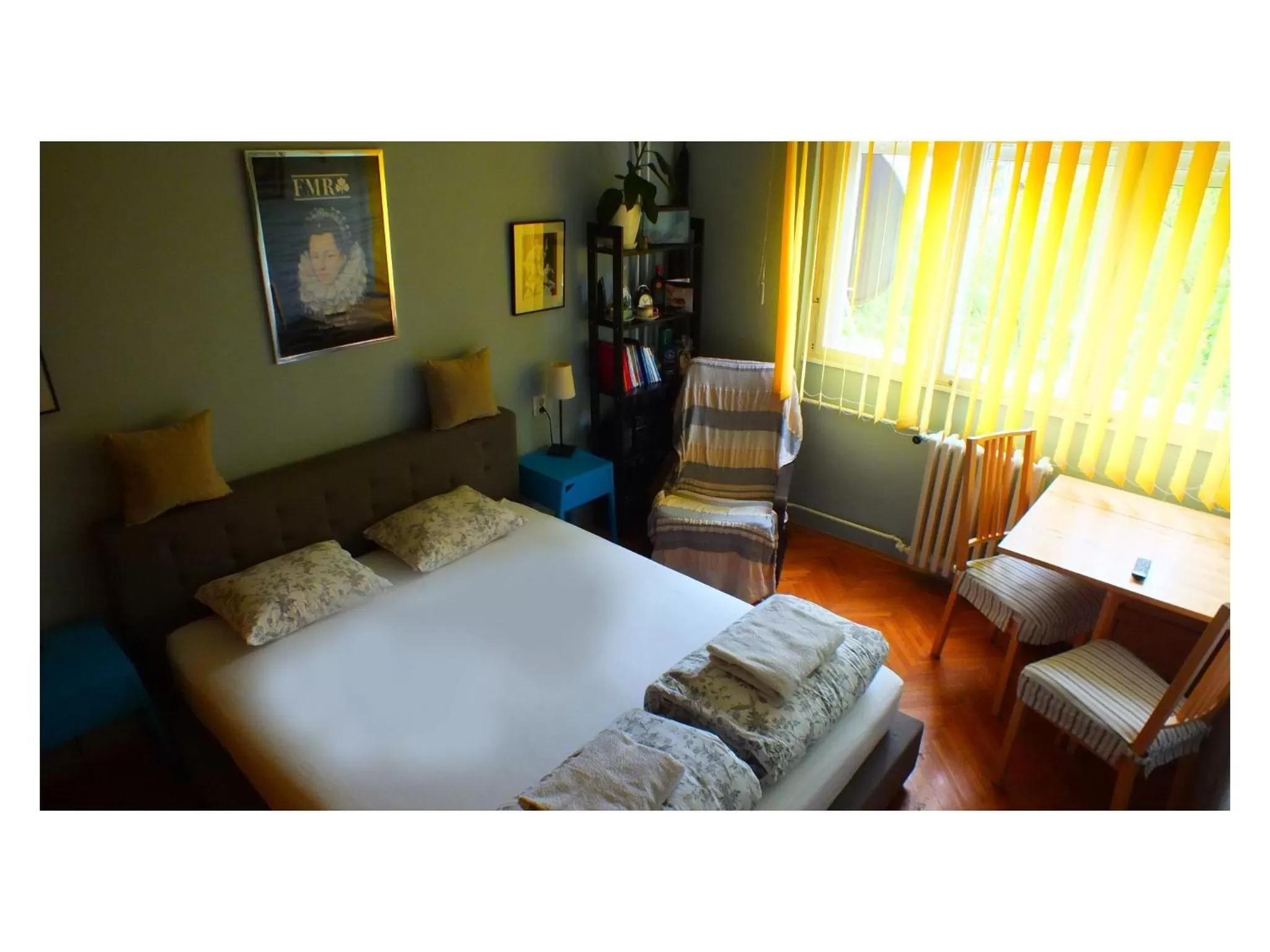 Bed, Seating Area in B&B Girasole