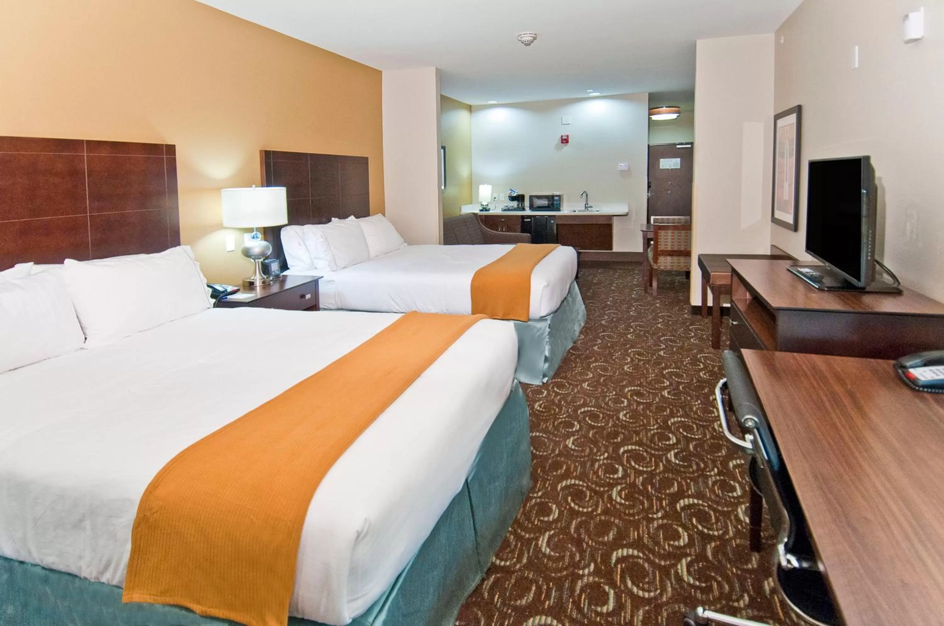 Queen Room with Two Queen Beds - Hearing Accessible in Holiday Inn Express & Suites San Antonio SE by AT&T Center, an IHG Hotel