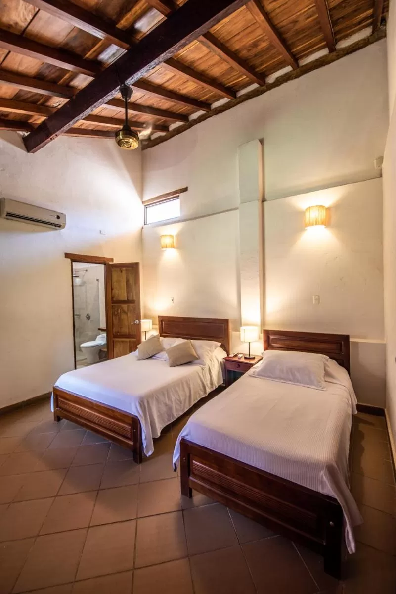 Bed in La Casa Amarilla