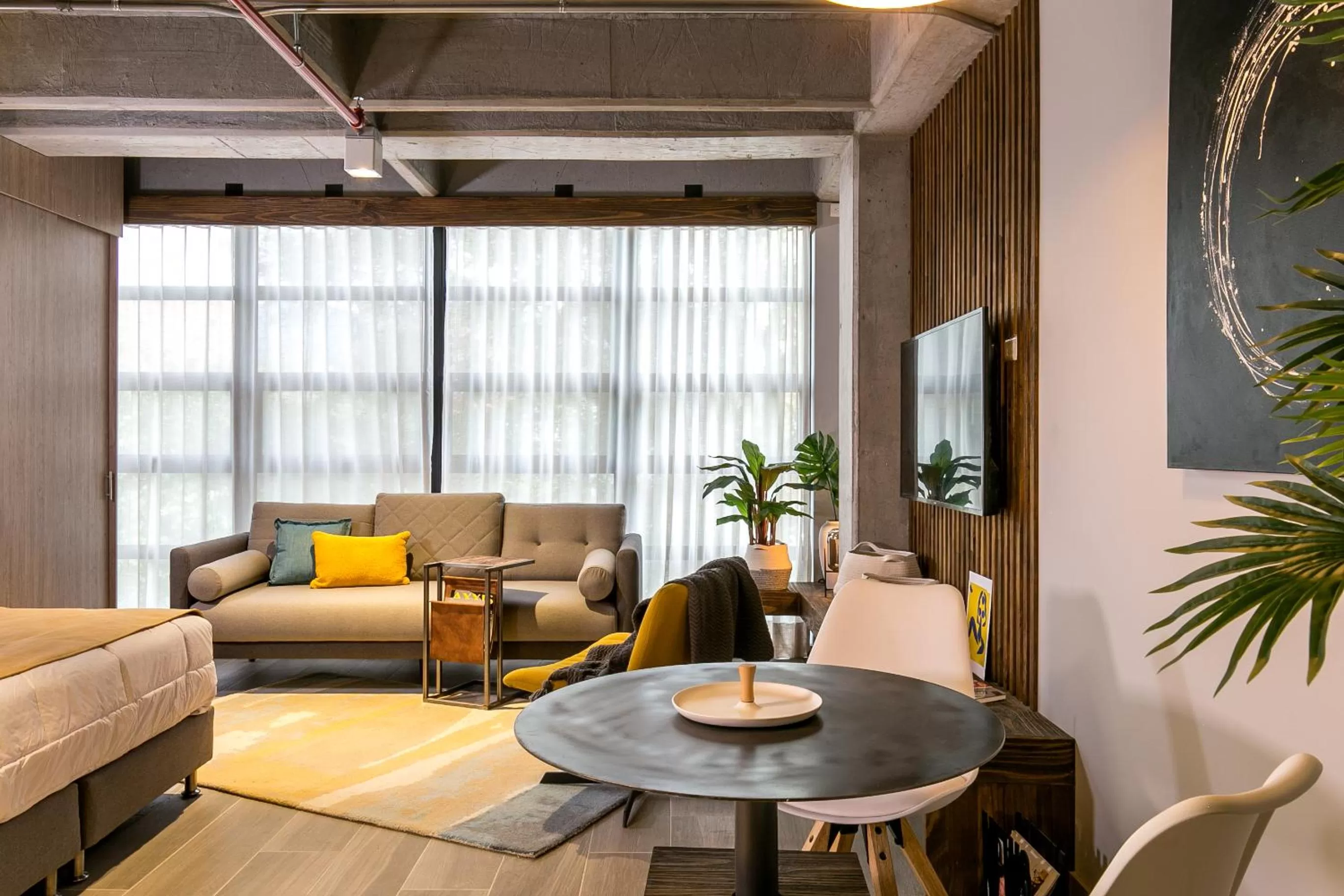 TV and multimedia in Factory Lofts Hotel