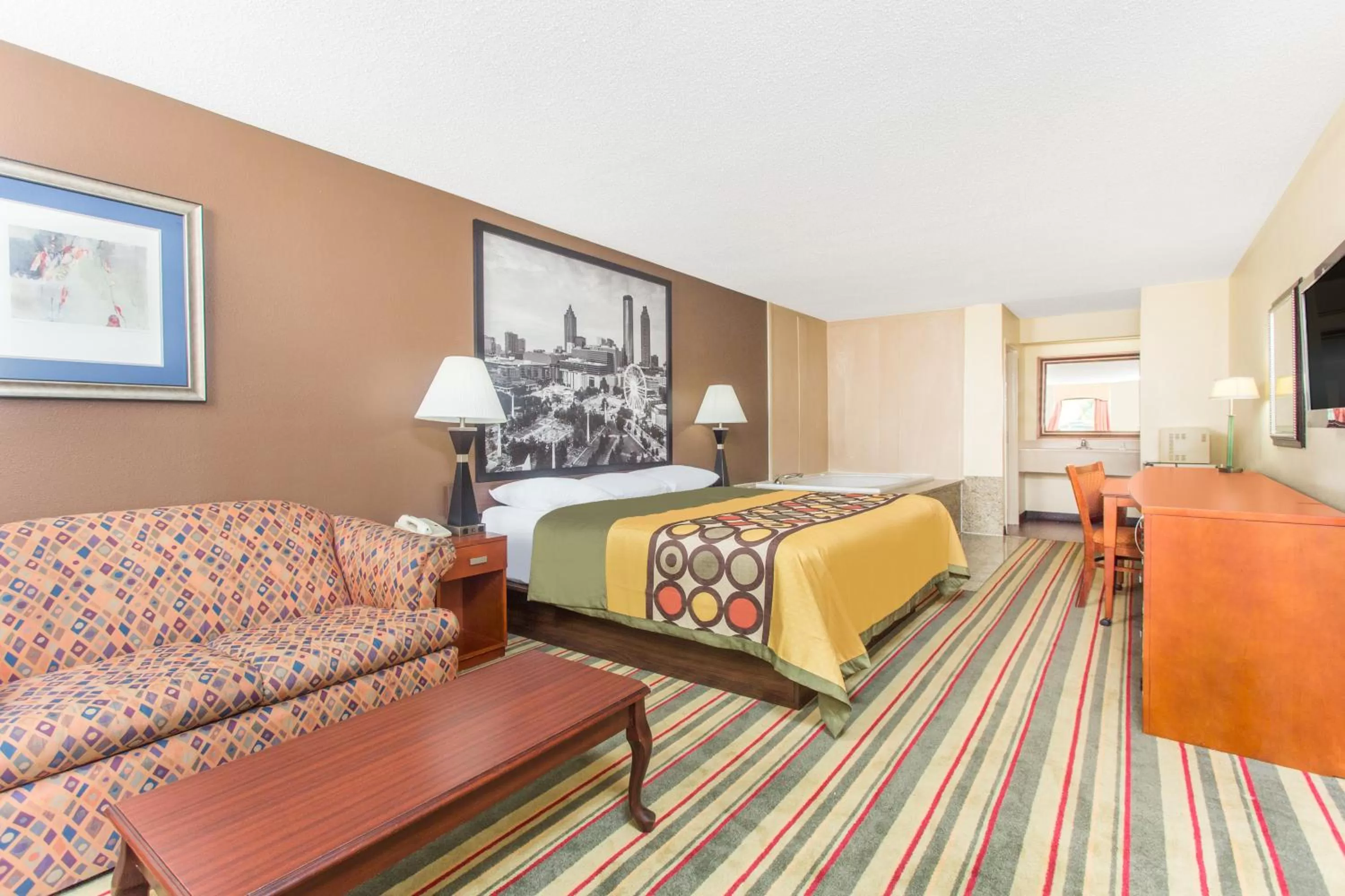 Bedroom in Super 8 by Wyndham Dublin