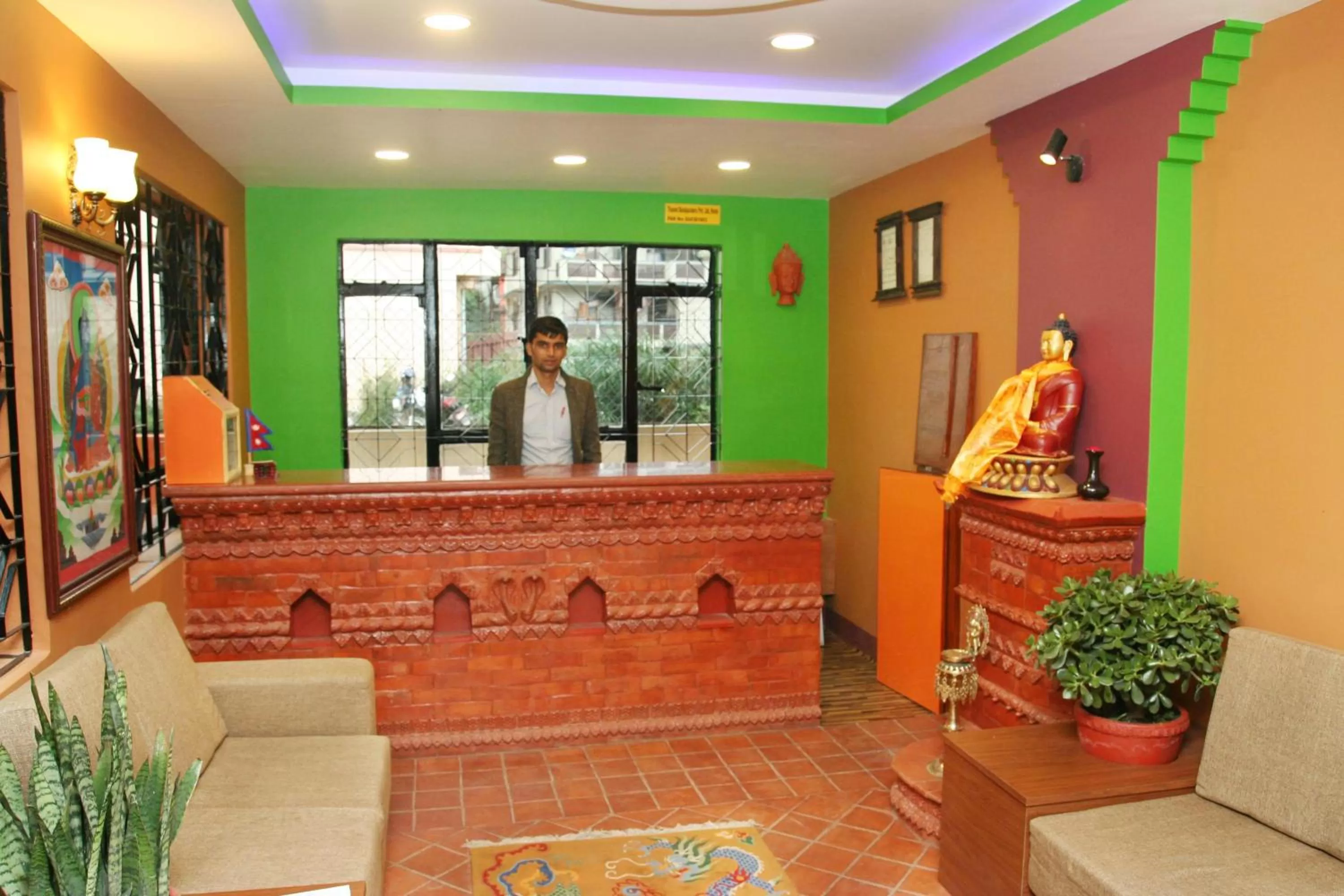 Lobby/Reception in Thamel Backpackers Home