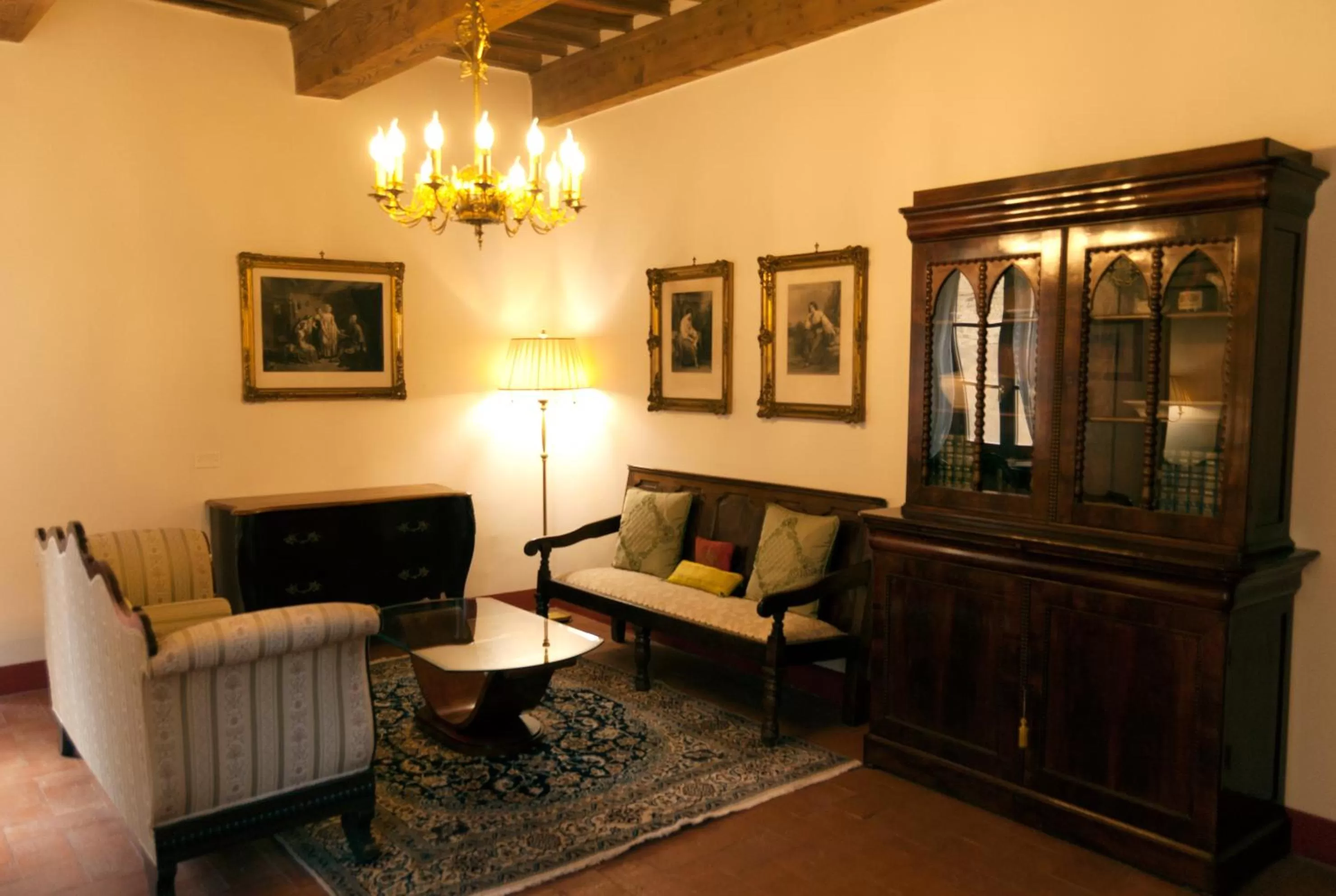 Living room, Seating Area in Palazzo Benucci