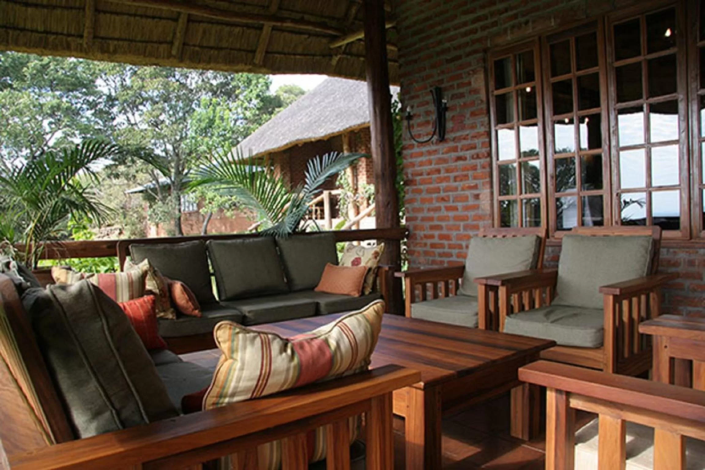 Patio in Kumbali Country Lodge