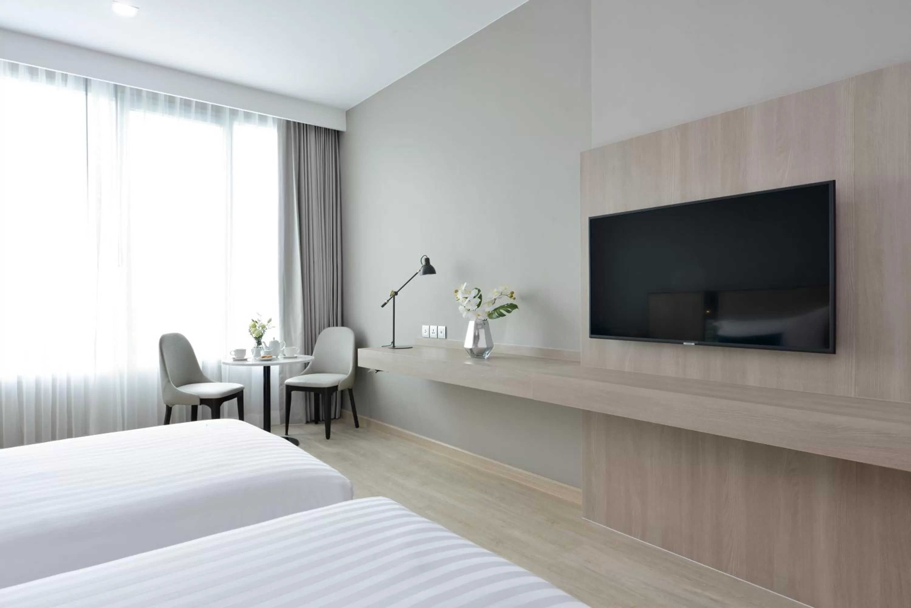 Seating area, Bed in Centre Point Hotel Terminal21 Korat