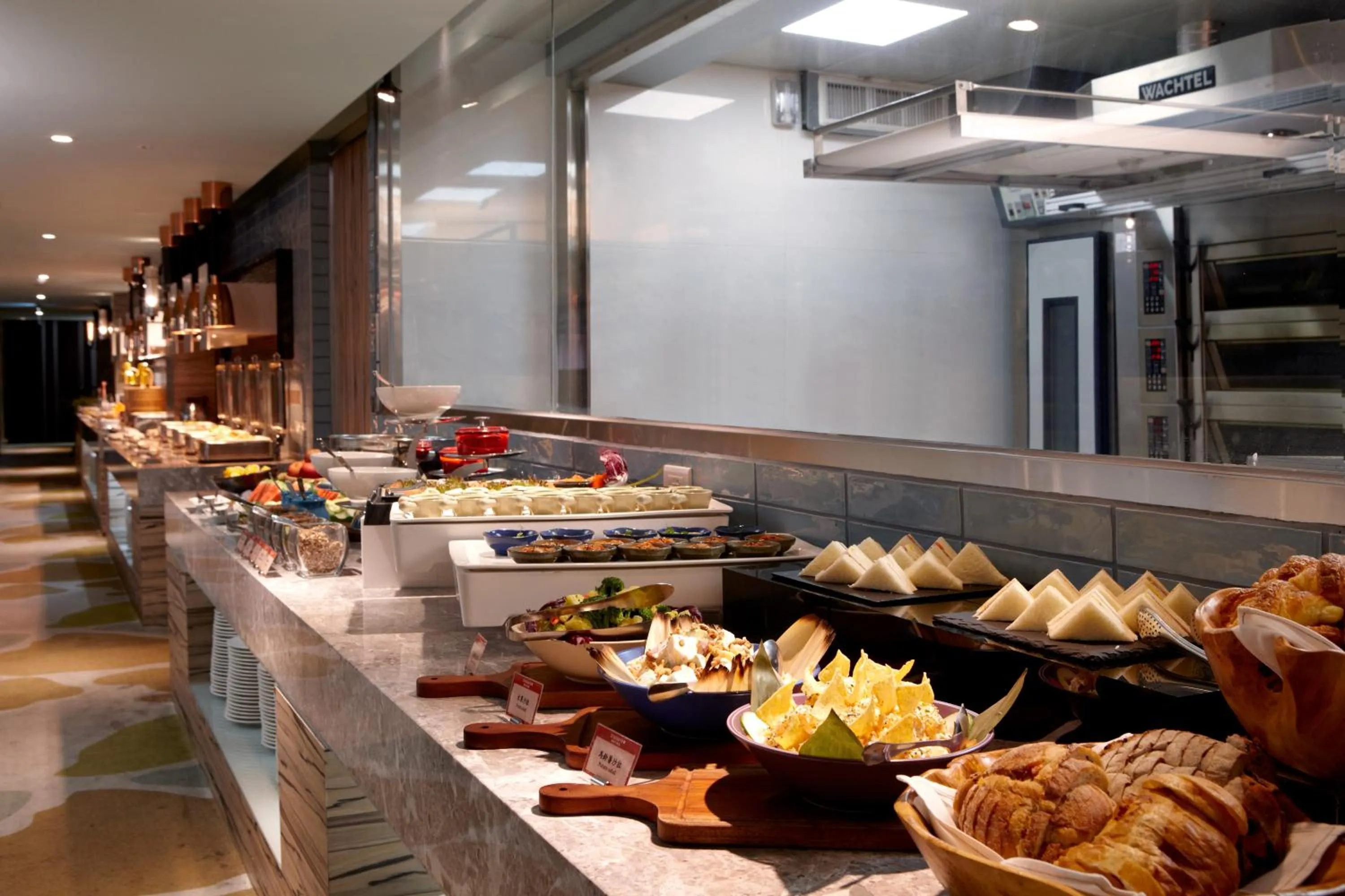 Buffet breakfast in The HO Hotel