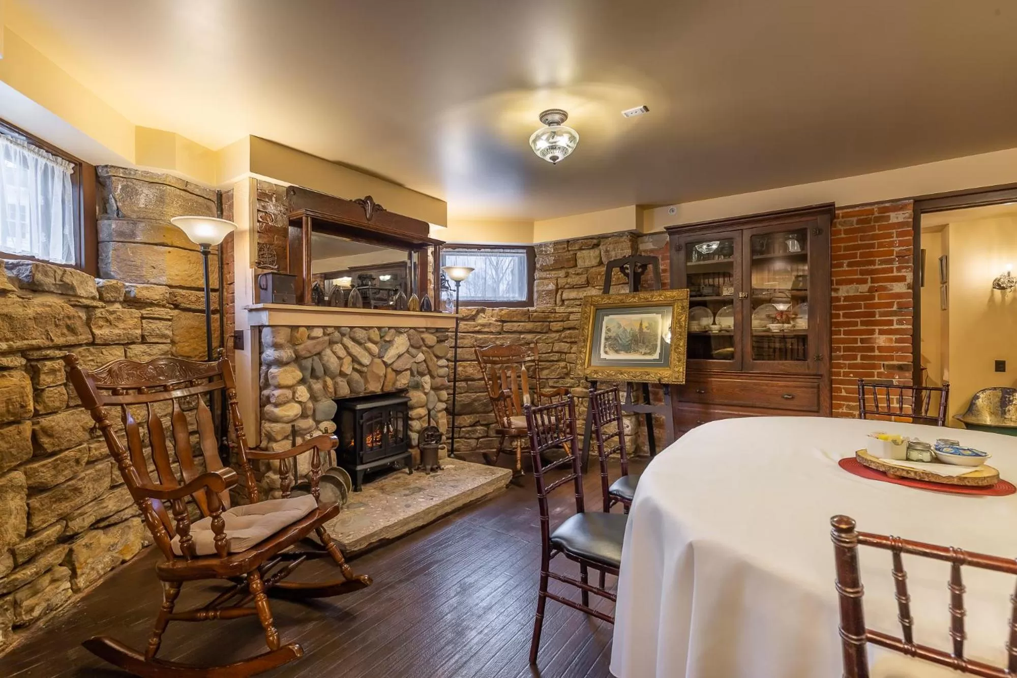 Dining area in Steele Mansion Inn & Gathering Hub