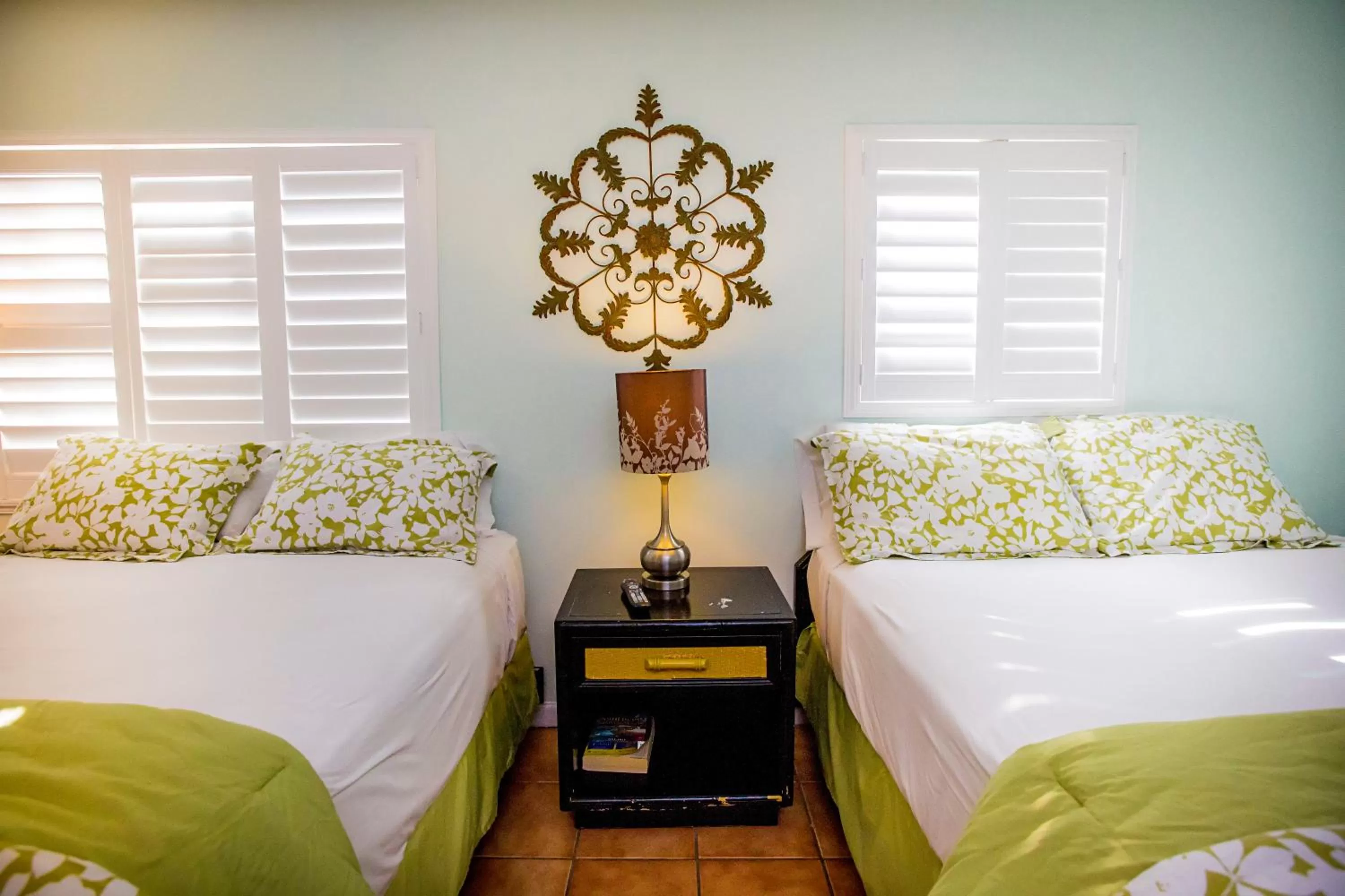 Bed in Leucadia Beach Inn