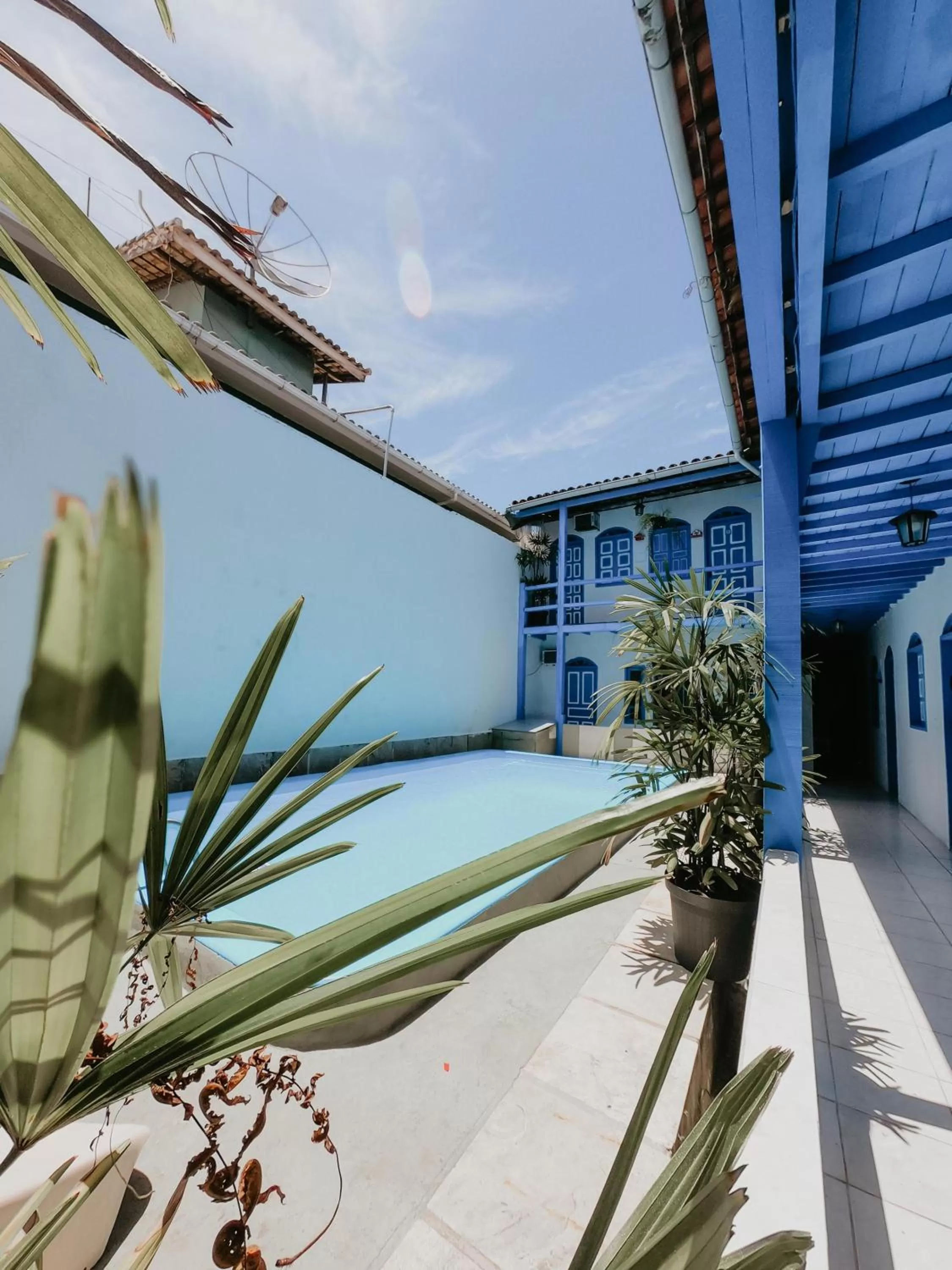 Inner courtyard view in Pousada Costamar