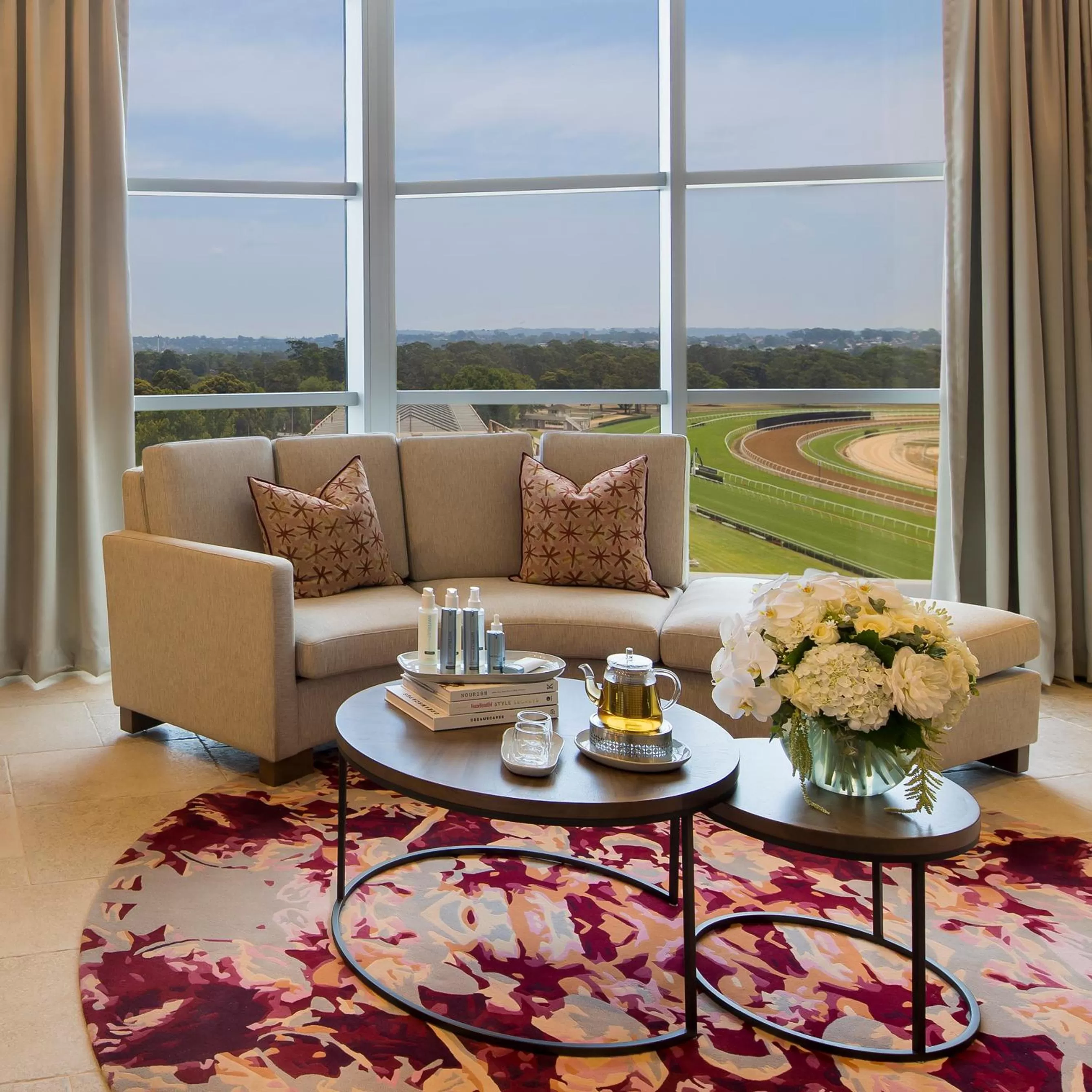 Seating area in The William Inglis Mgallery