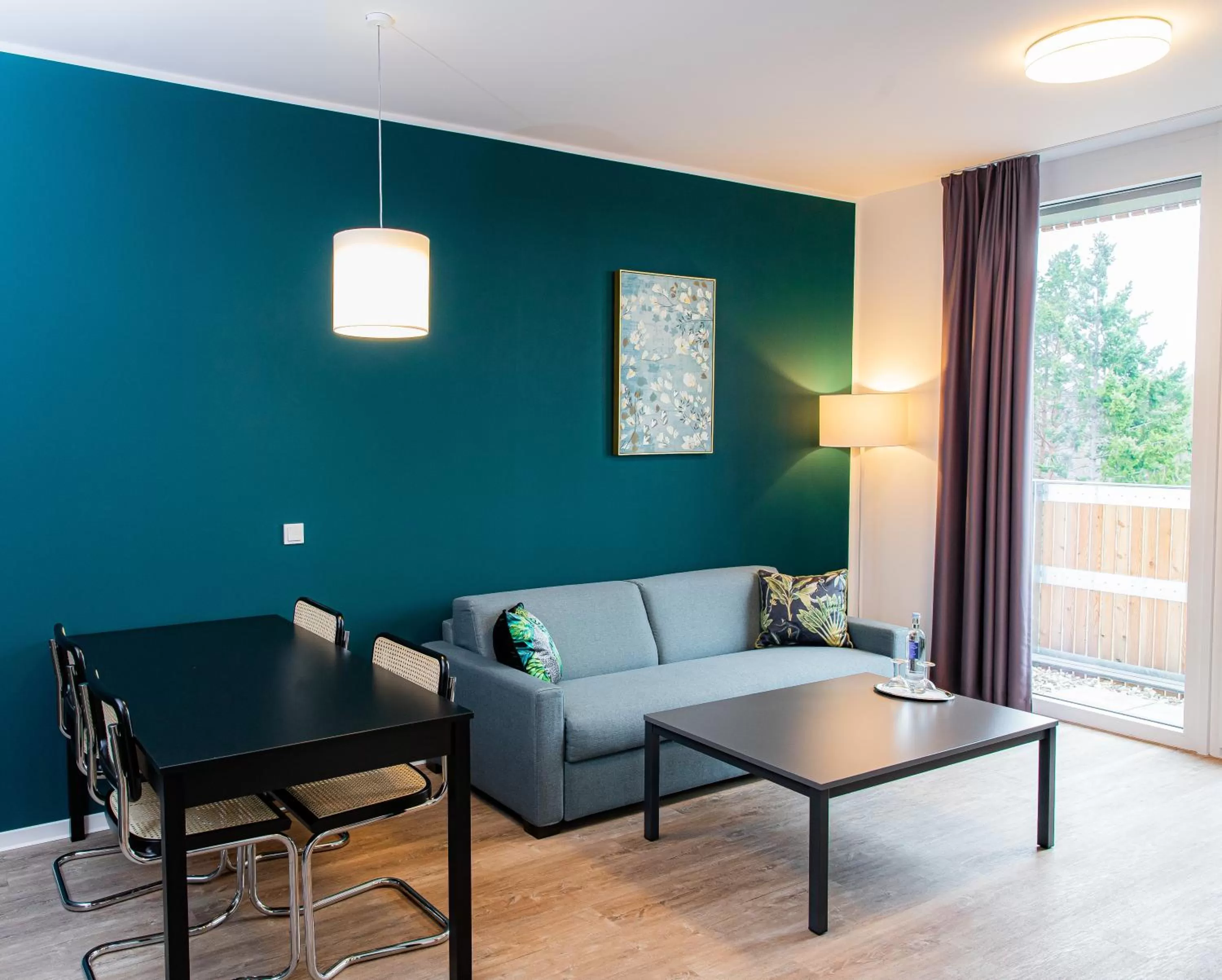 Living room in Das ELB Boardinghouse Hotel Restaurant