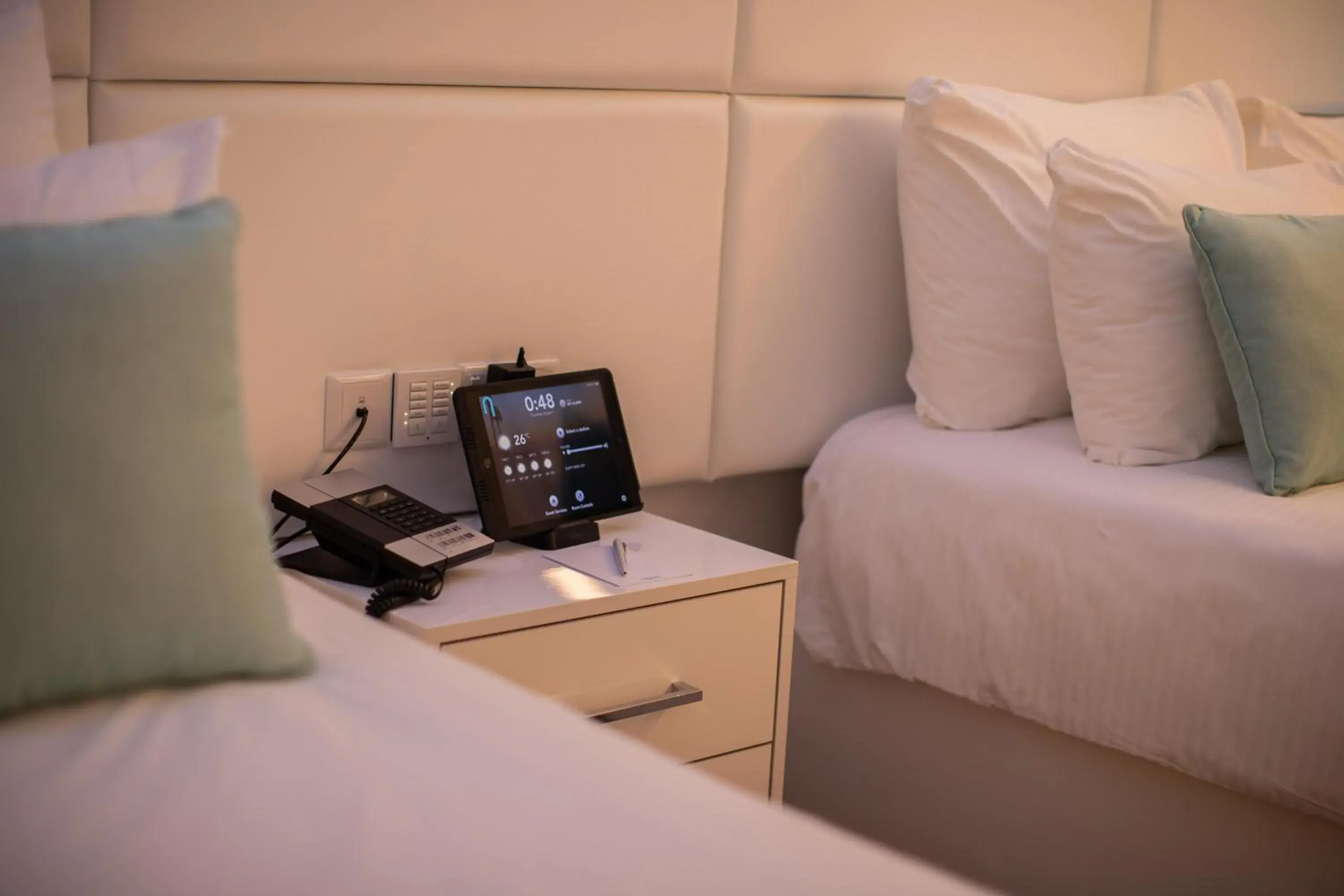 Deluxe Room with 2 Double Beds & Balcony with Side Sea View in Hotel Napa Suites (Adults Only) Deluxe Room with 2 Double Beds & Balcony with Side Sea View in Hotel Napa Suites (Adults Only)