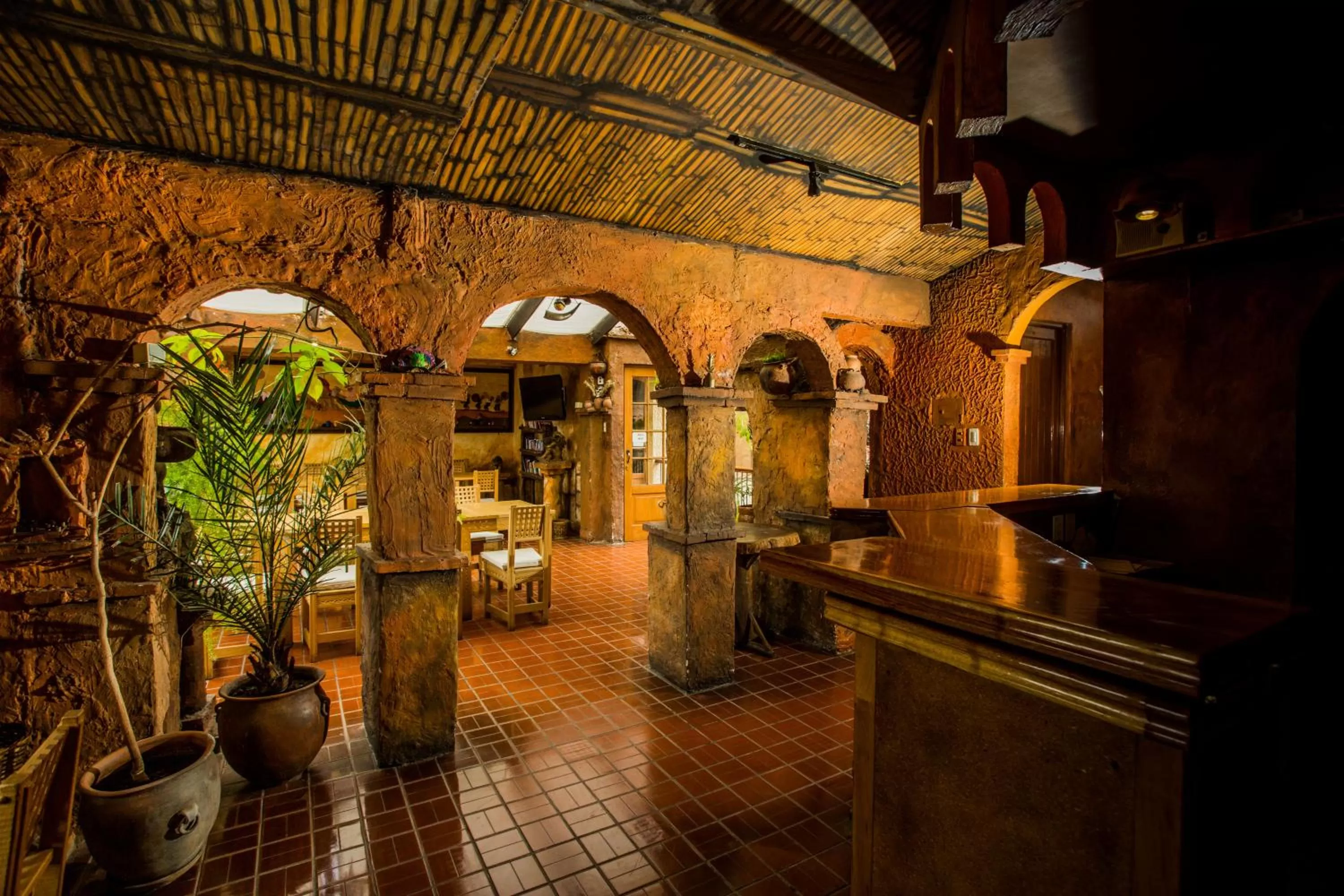 Communal lounge/ TV room in Hotel Rosario La Paz