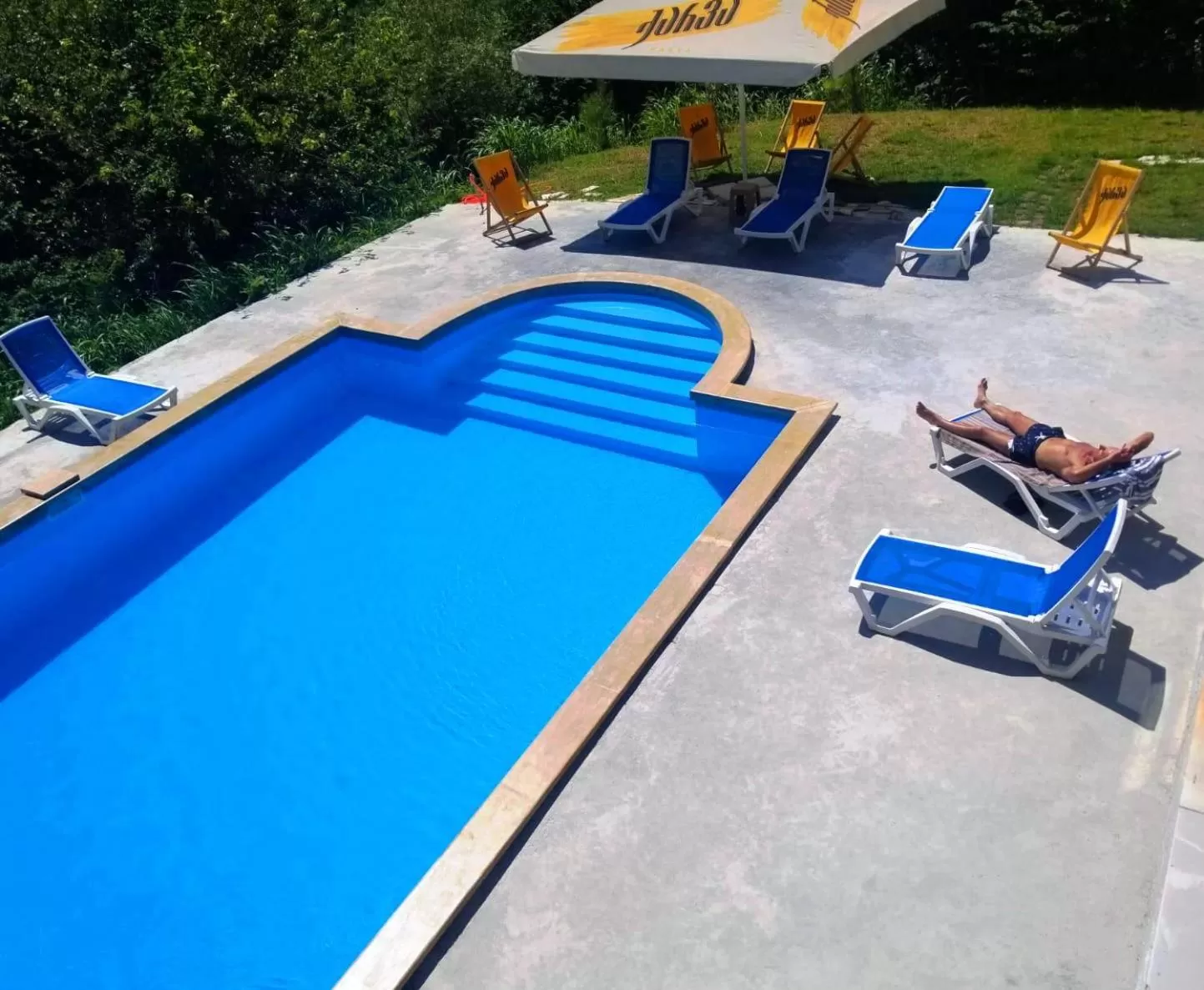 Swimming pool in Vita Gardenia Hotel Tskaltubo