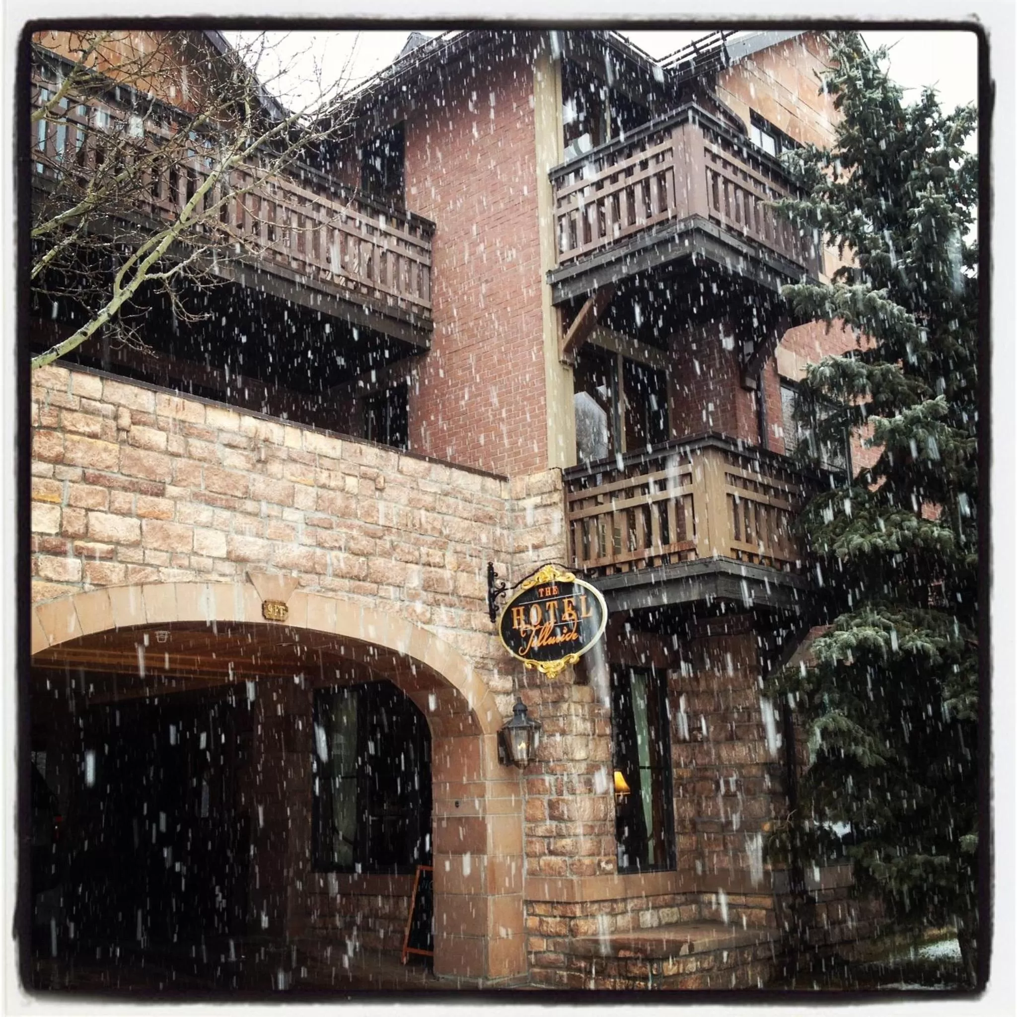 Facade/entrance in The Hotel Telluride