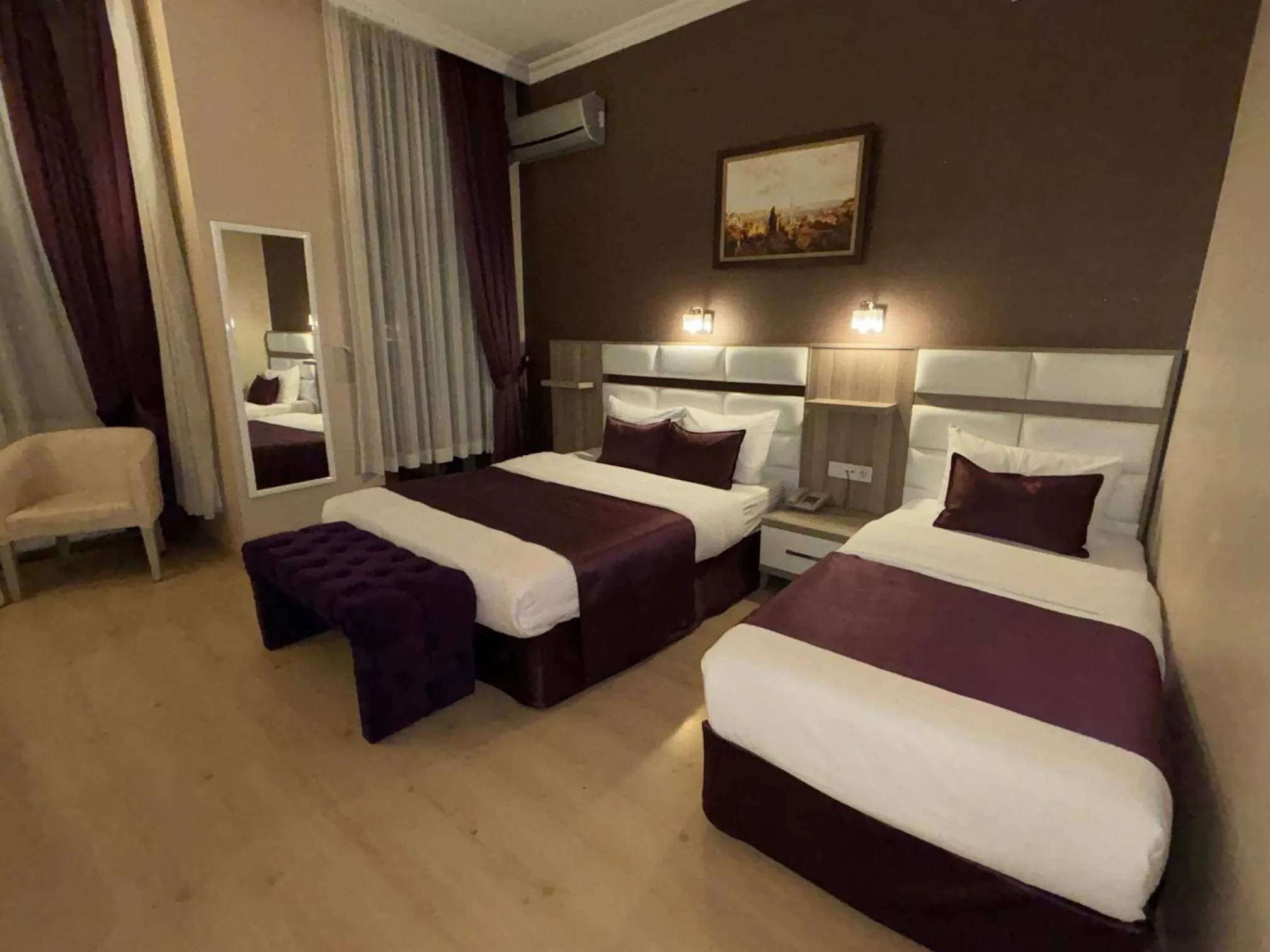 Bed in Nil Hotel İstanbul City Center