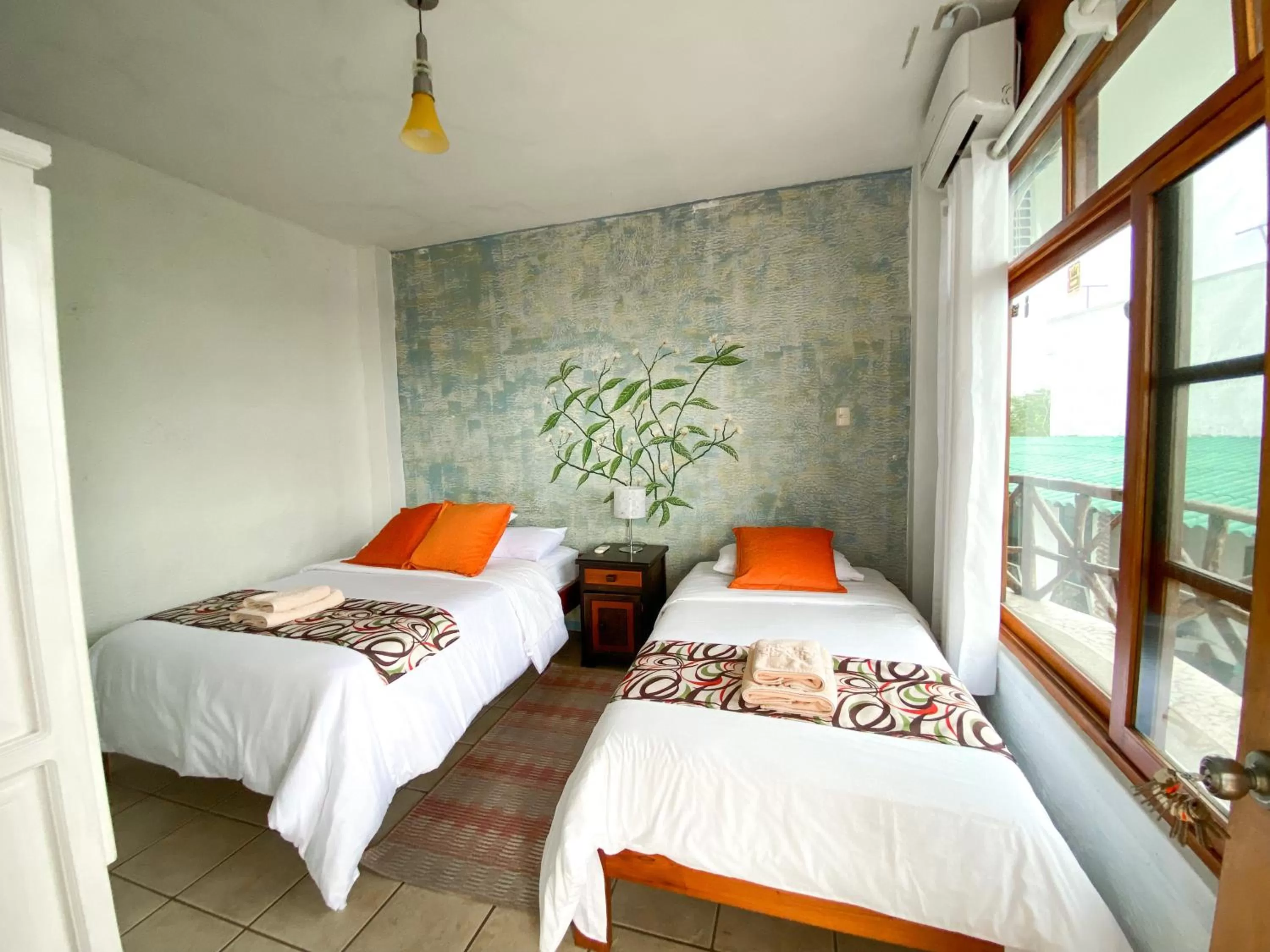 Bed in Hotel Miconia