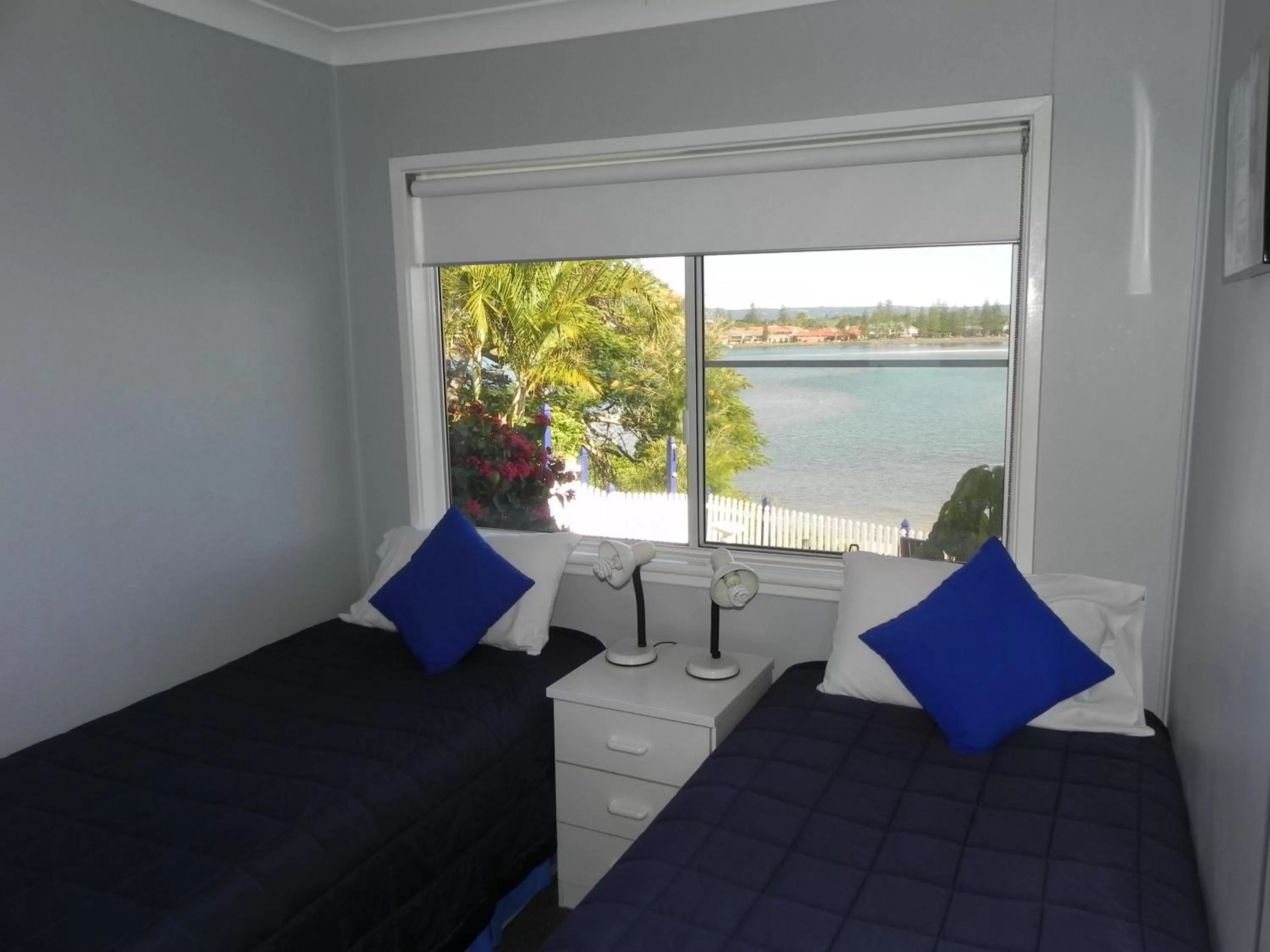 Bedroom in Leisure-Lee Holiday Apartments