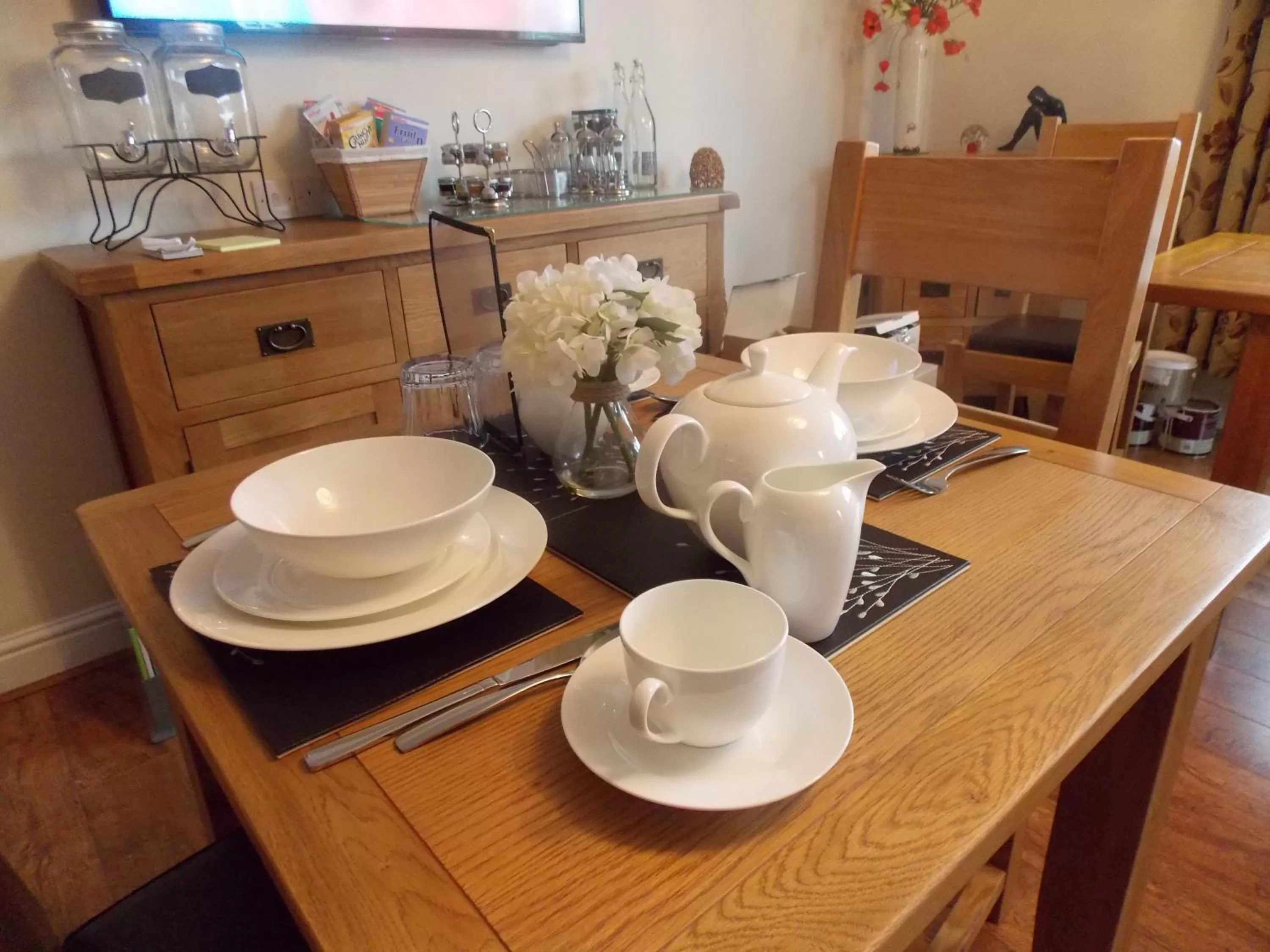 Dining area in Craig Eithin B & B