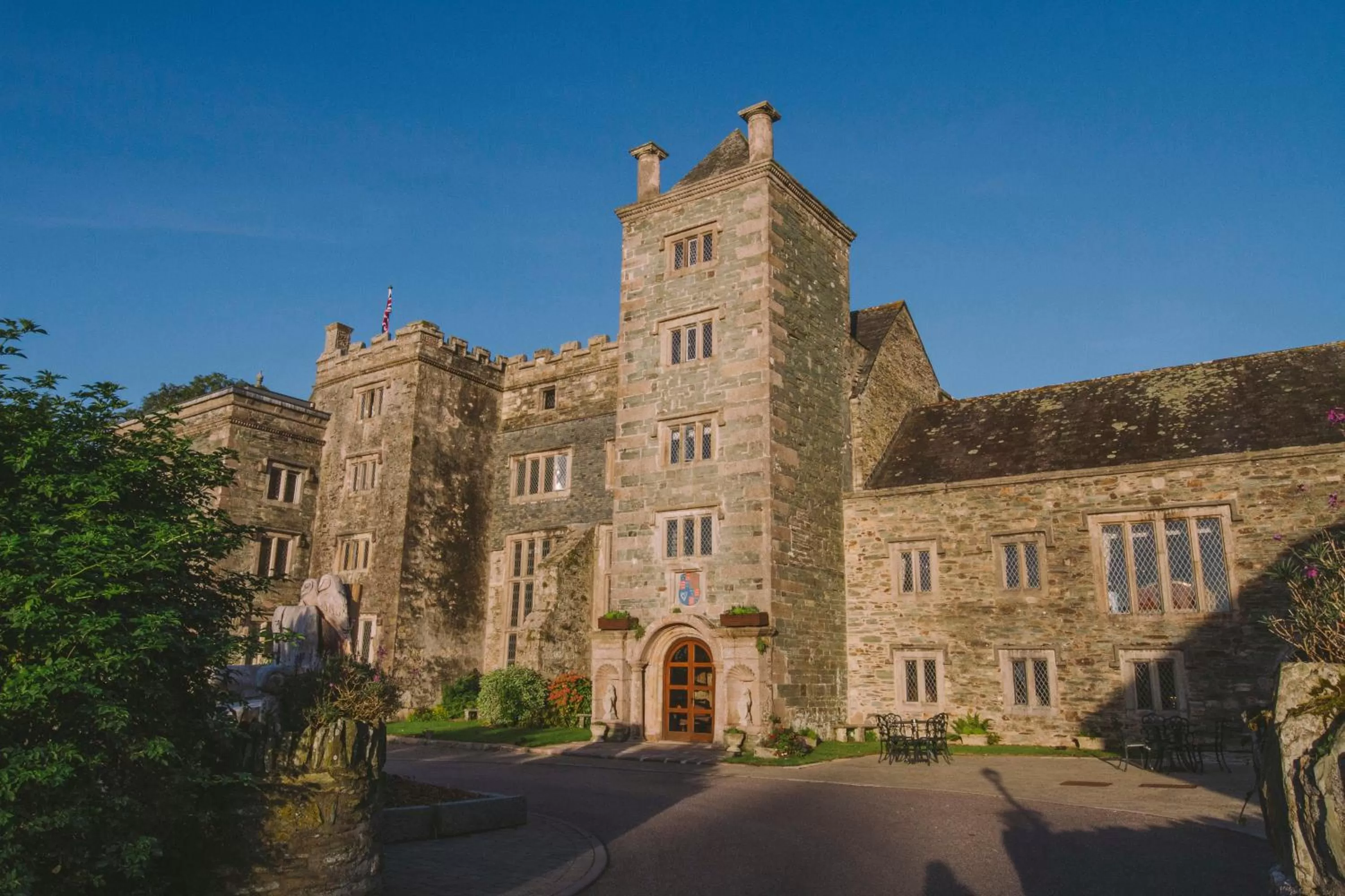 Facade/entrance in Boringdon Hall Hotel and Spa