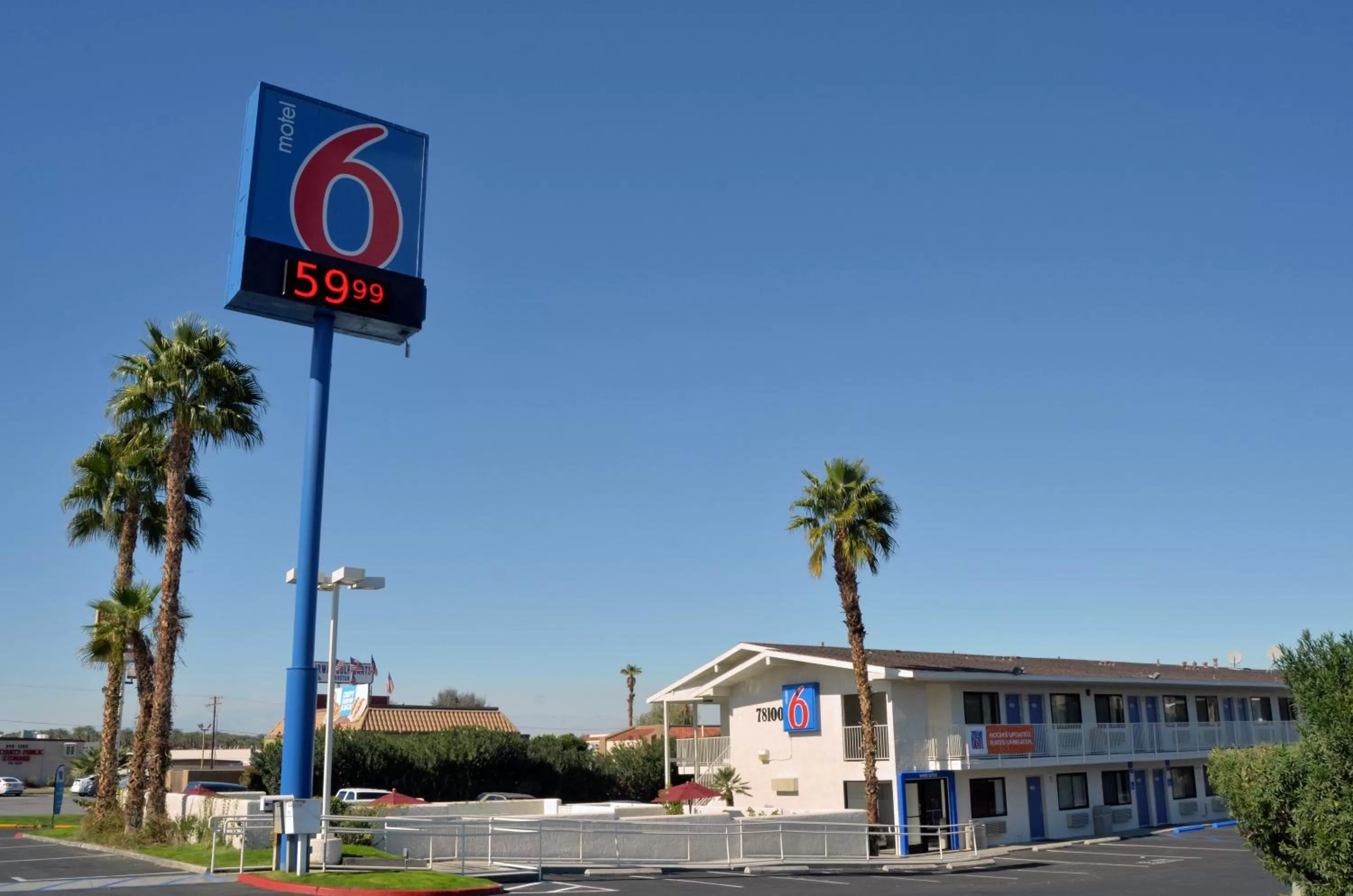 Property logo or sign in Motel 6-Palm Desert, CA - Palm Springs Area