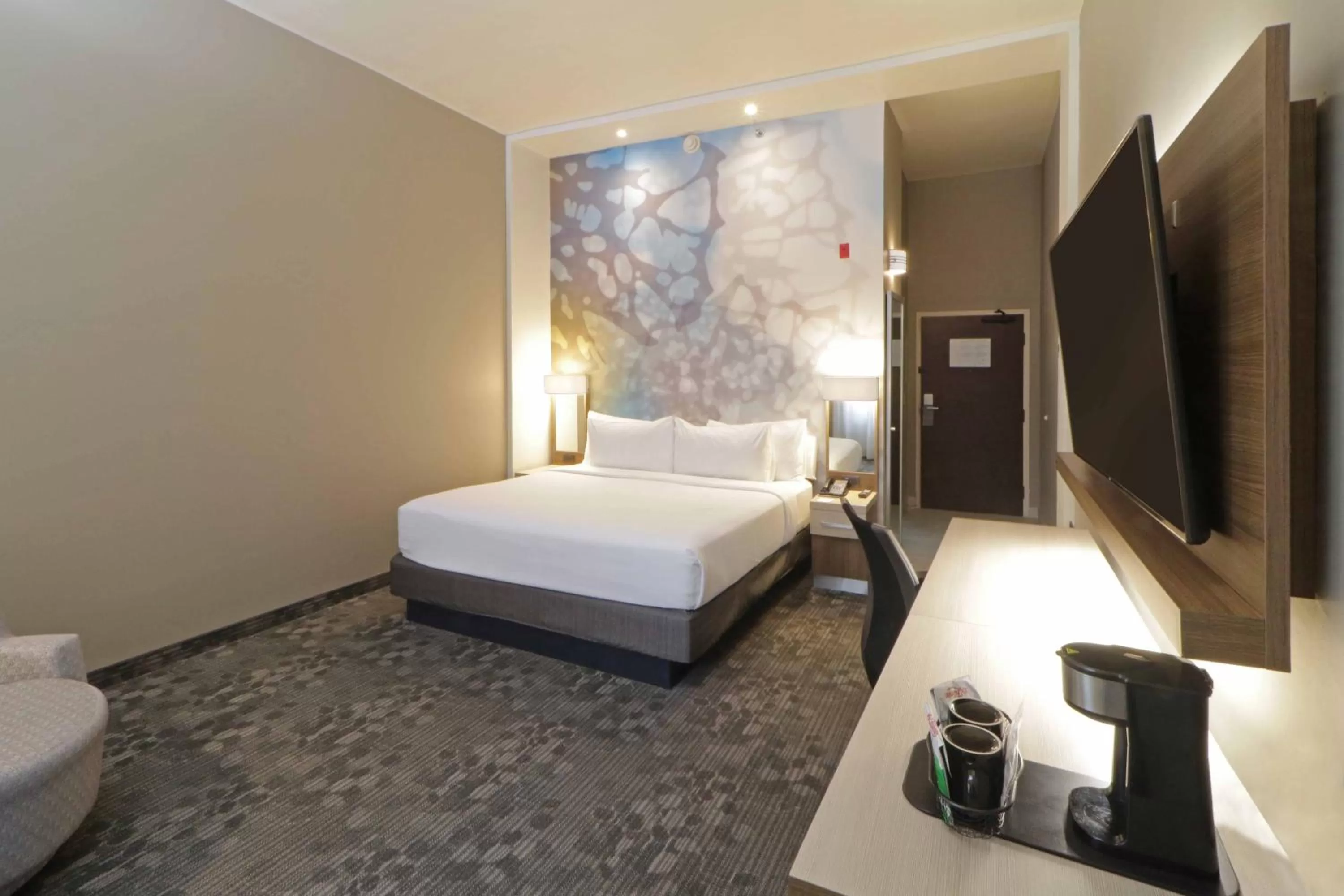 TV and multimedia, Bed in Courtyard Monterrey Airport