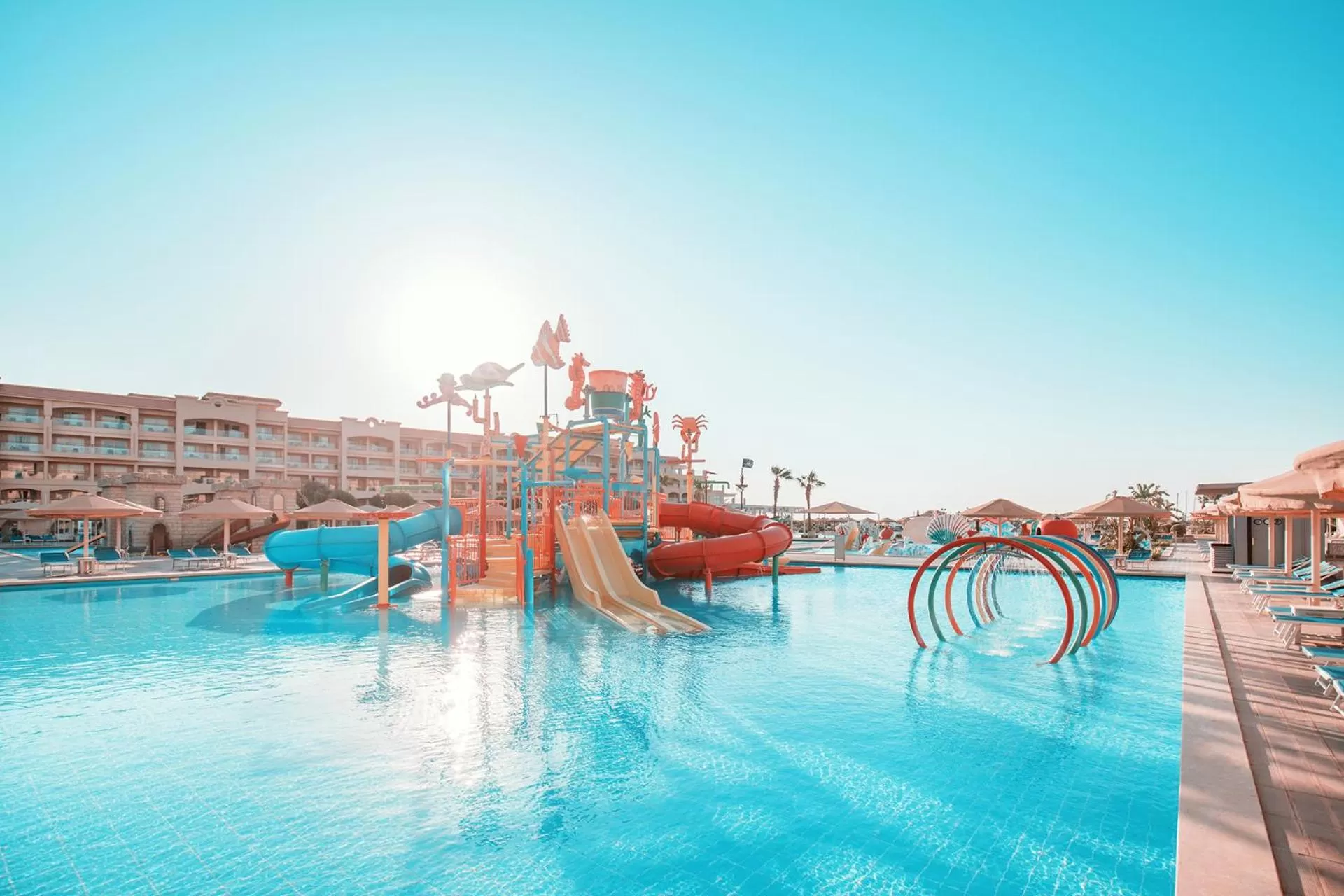 Aqua park in Pickalbatros White Beach Resort - Hurghada