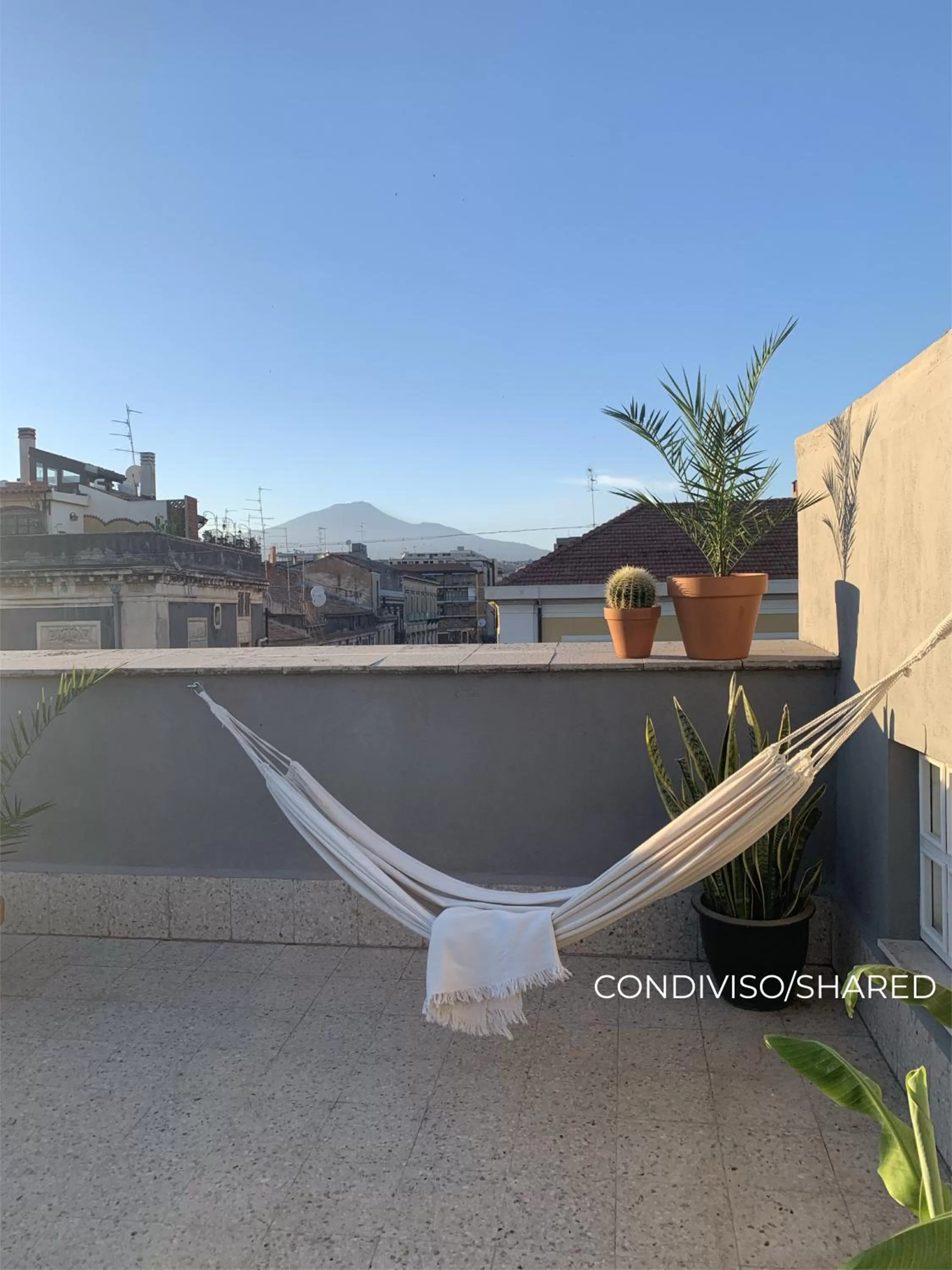 Patio in HOMESTAY rooftop