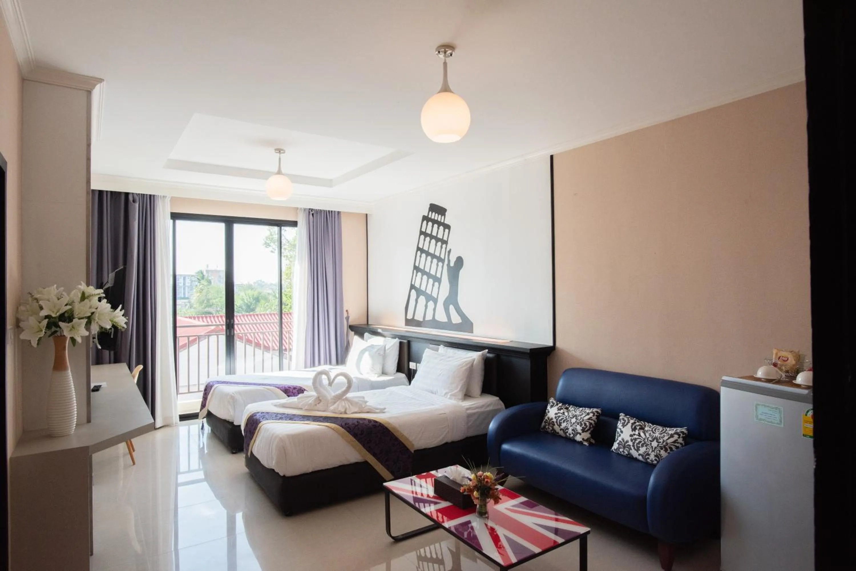 Living room, Bed in The Proud Hotel