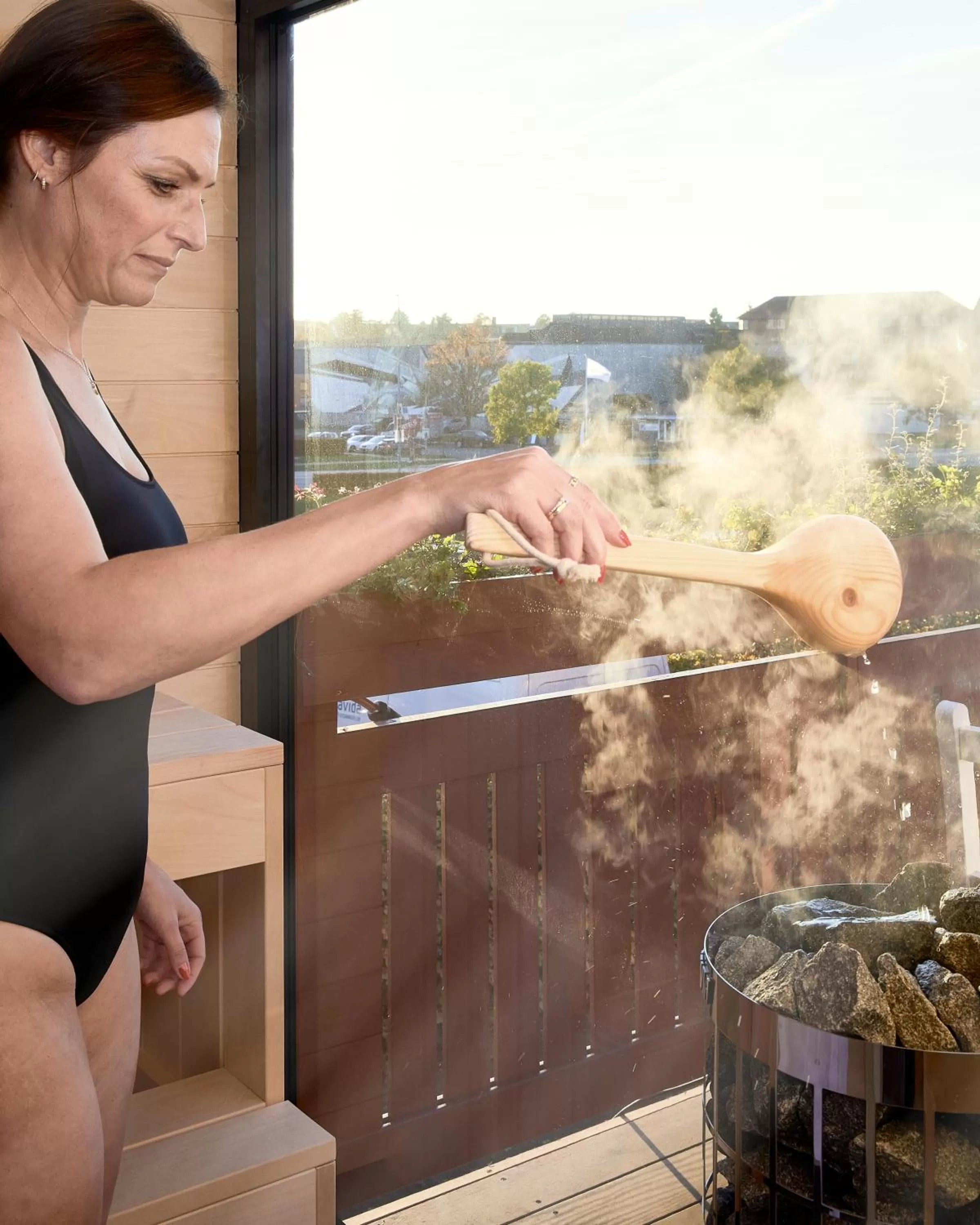 Sauna in Hotel Kirstine