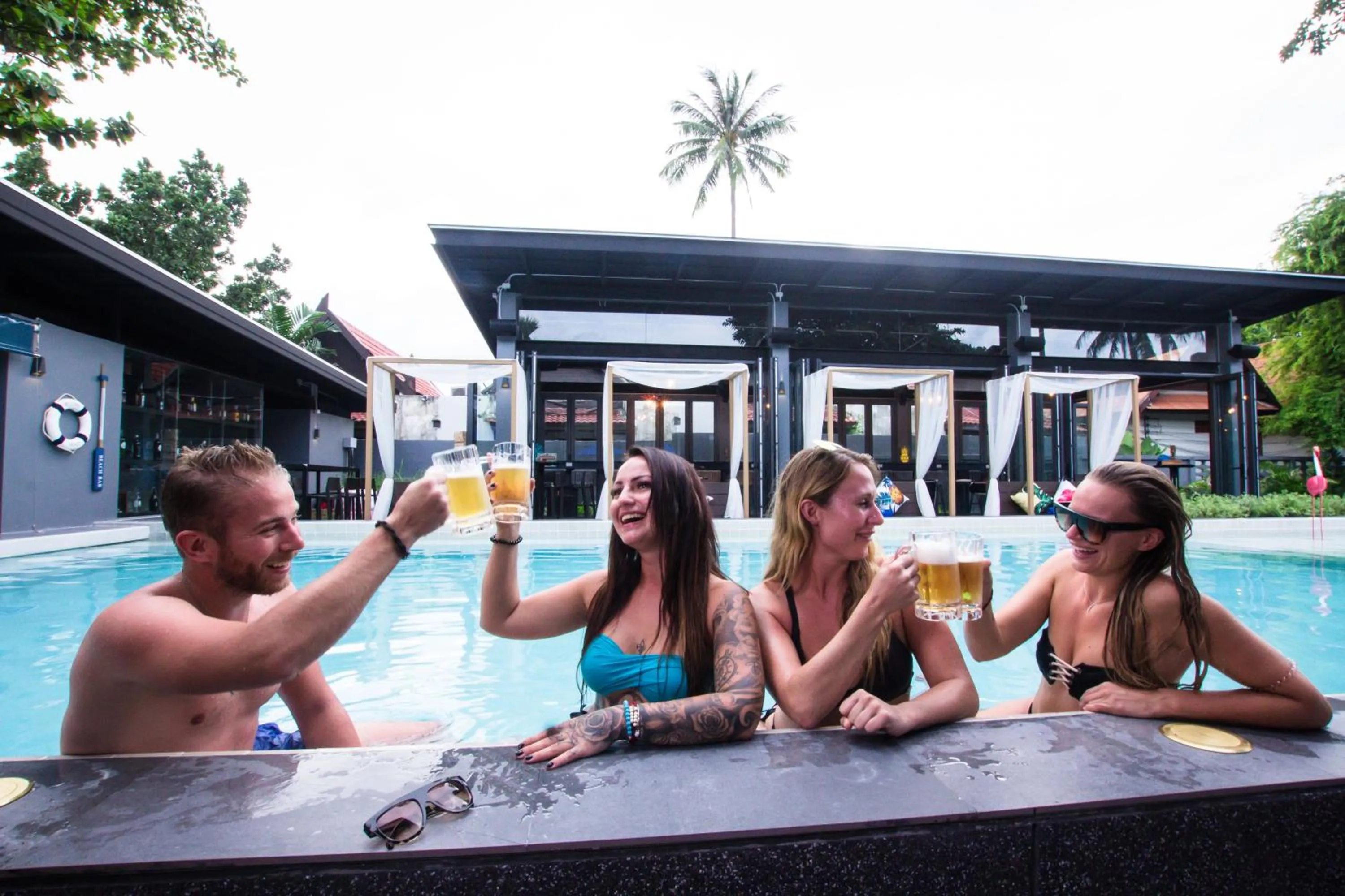 Property building in Lub d Koh Samui Chaweng Beach - Beachfront & Vibrant Social Vibe