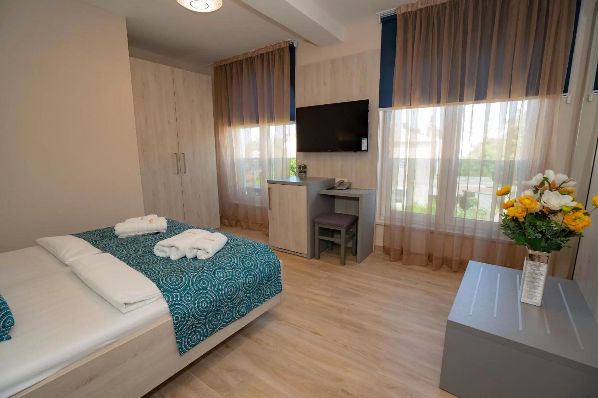 Bedroom, Bed in Bed&Breakfast Novalis