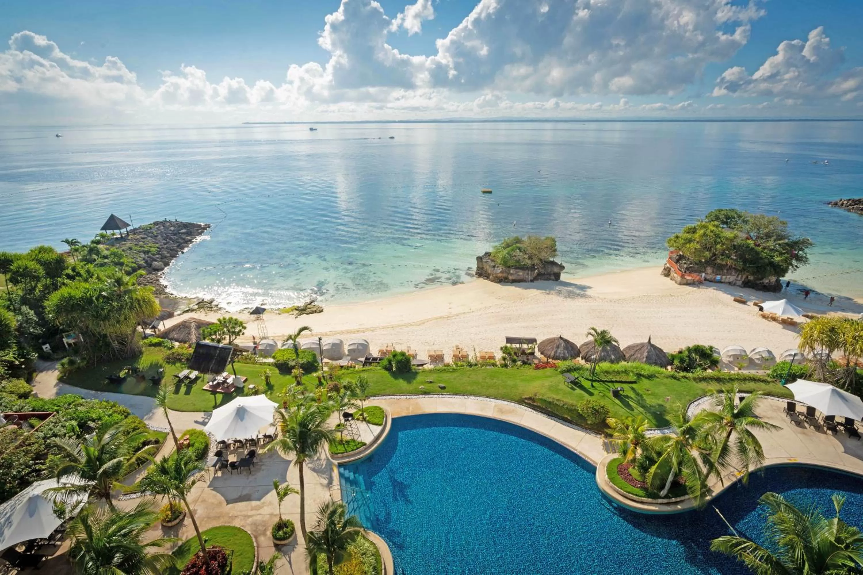 Bird's eye view in Shangri-La Mactan, Cebu