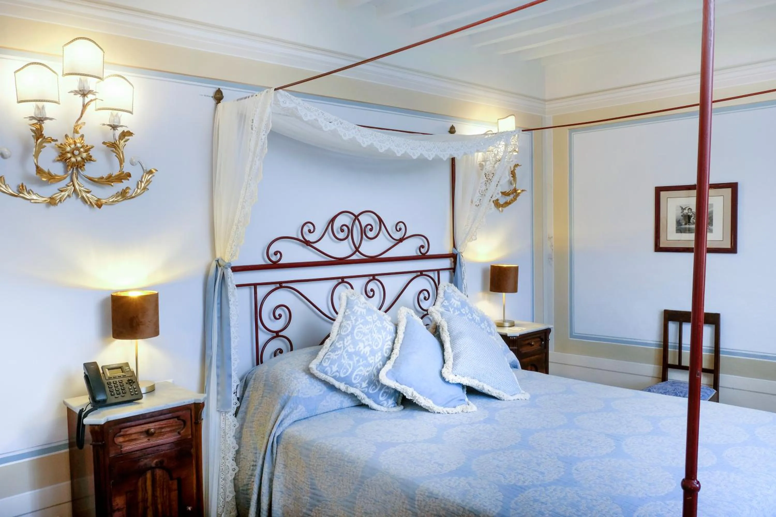 Bed in Il Falconiere Relais & Spa