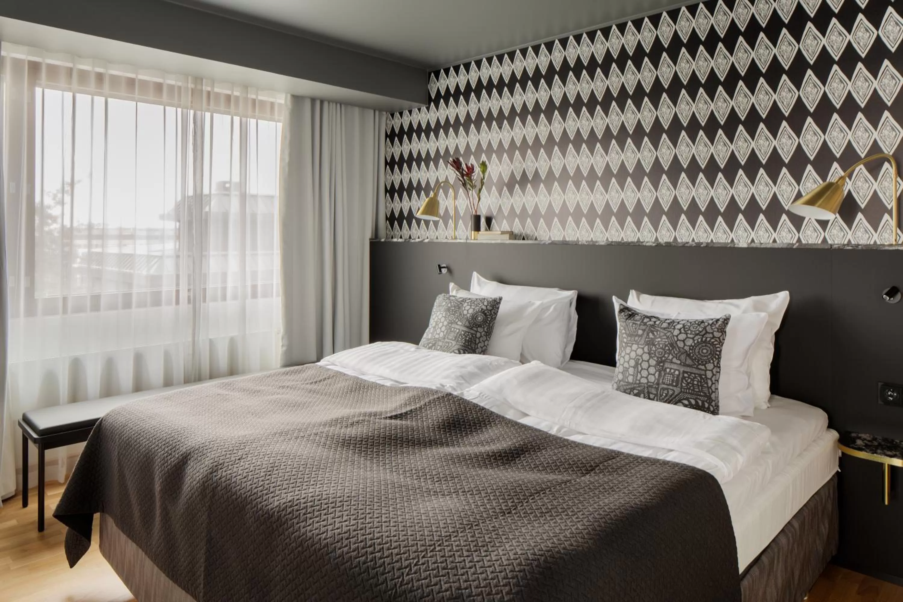 Bed in Original Sokos Hotel Presidentti Helsinki