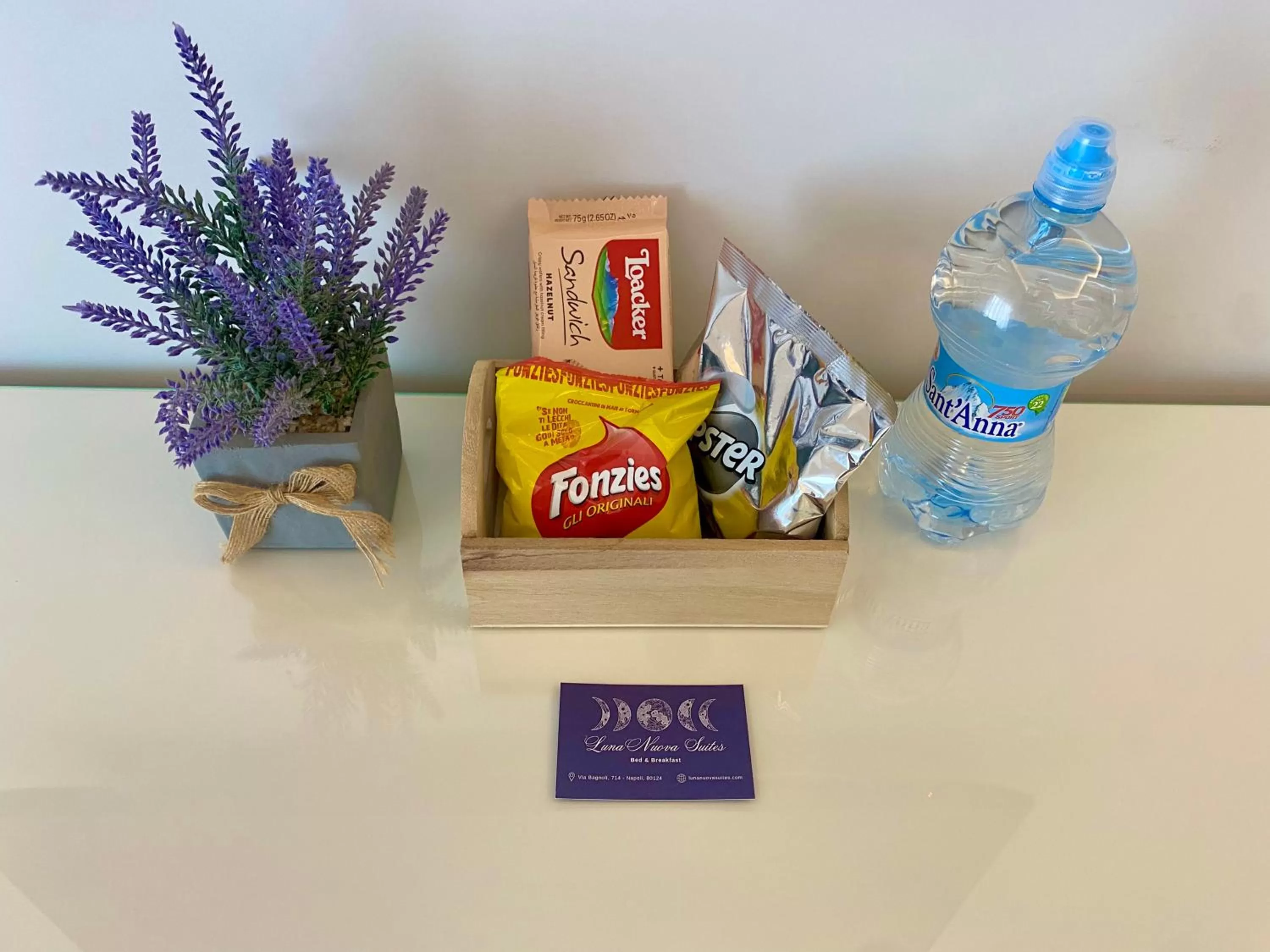 Food and drinks in Luna Nuova Suites