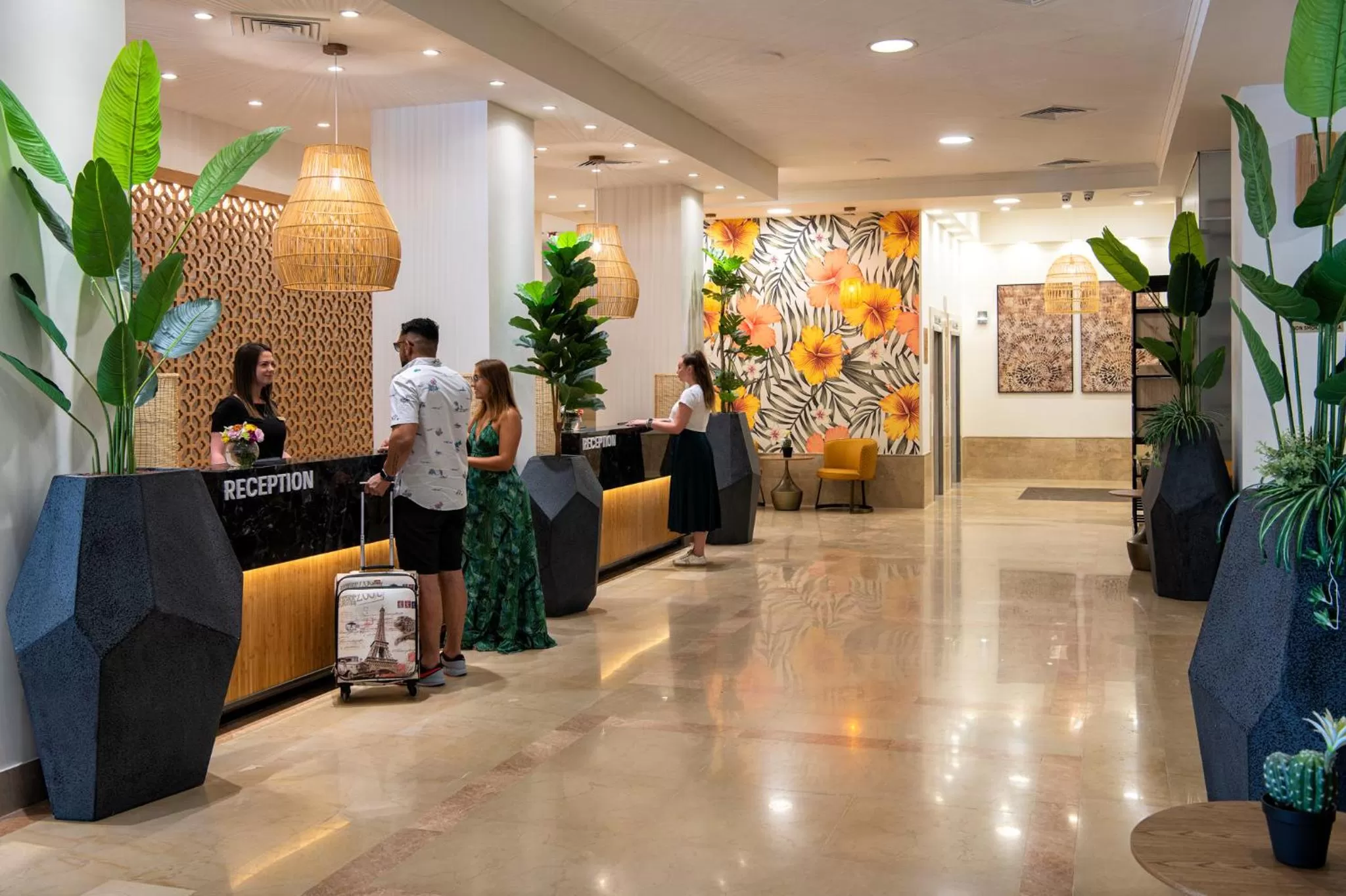 Lobby or reception in Brown Lighthouse Eilat, a member of Brown Hotels