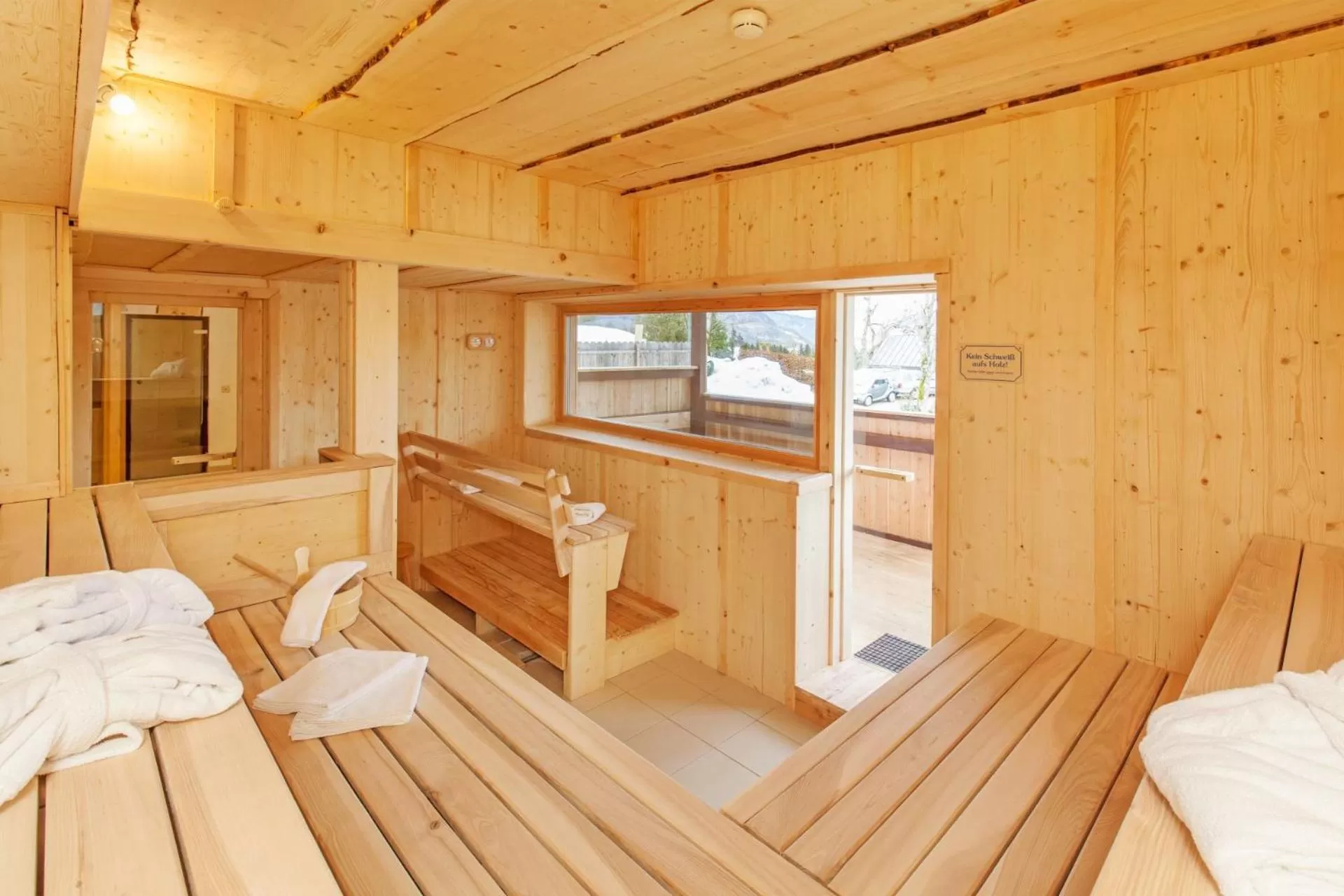 Sauna in Appartementhaus Dachsteinblick