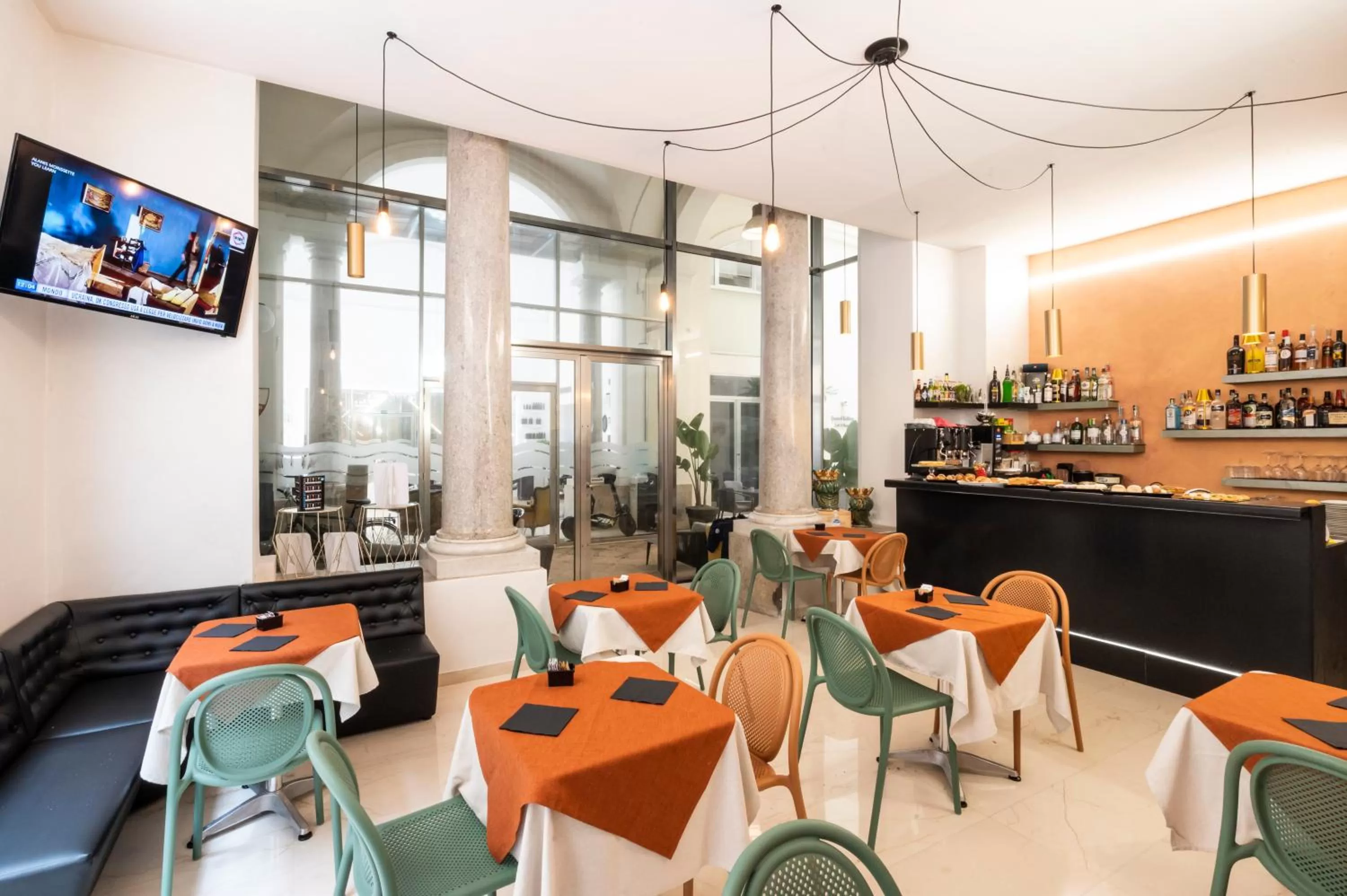 Lounge or bar in Central Gallery Rooms- Palazzo D'Ali' Staiti XIX