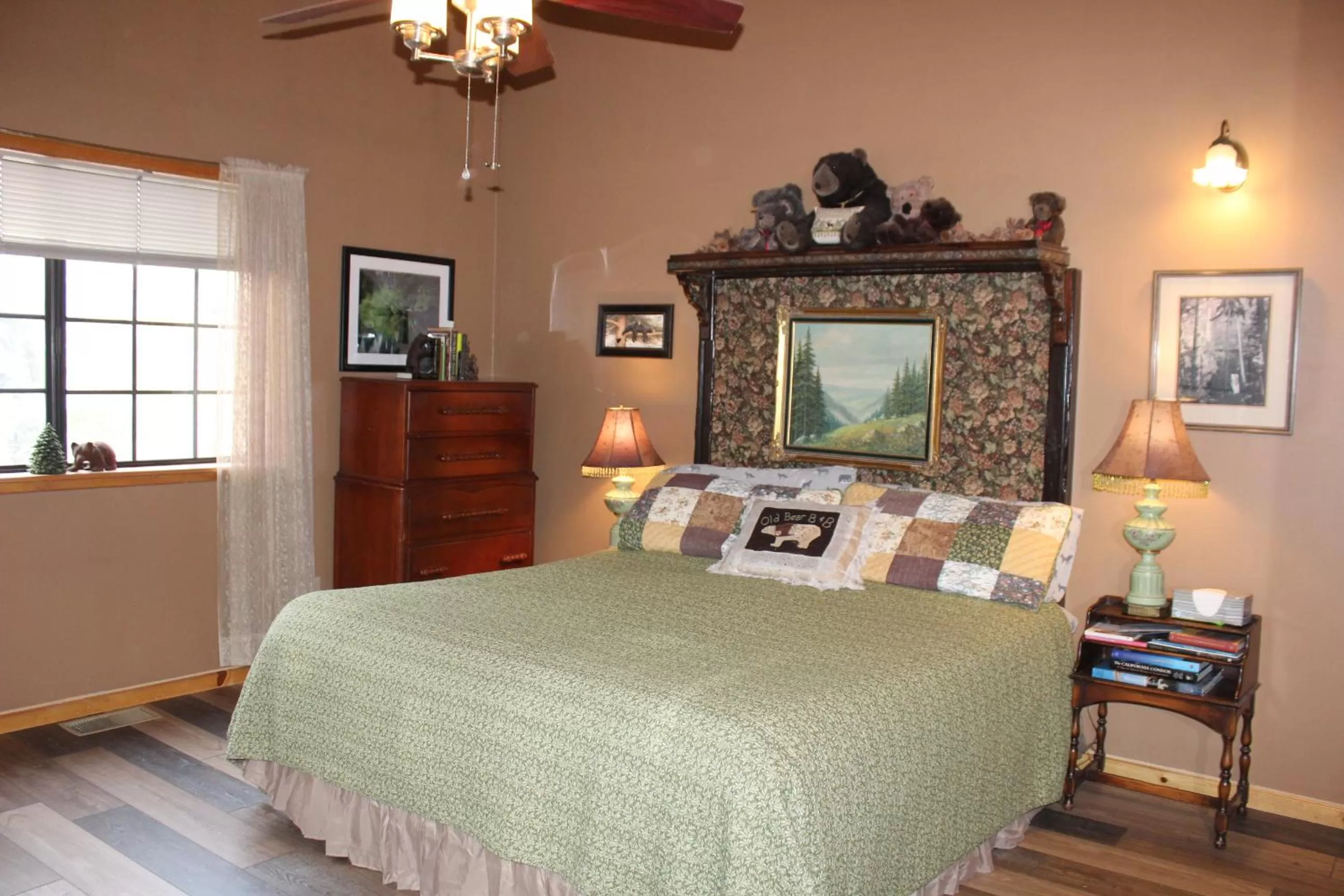 Bed in The Old Bear BnB