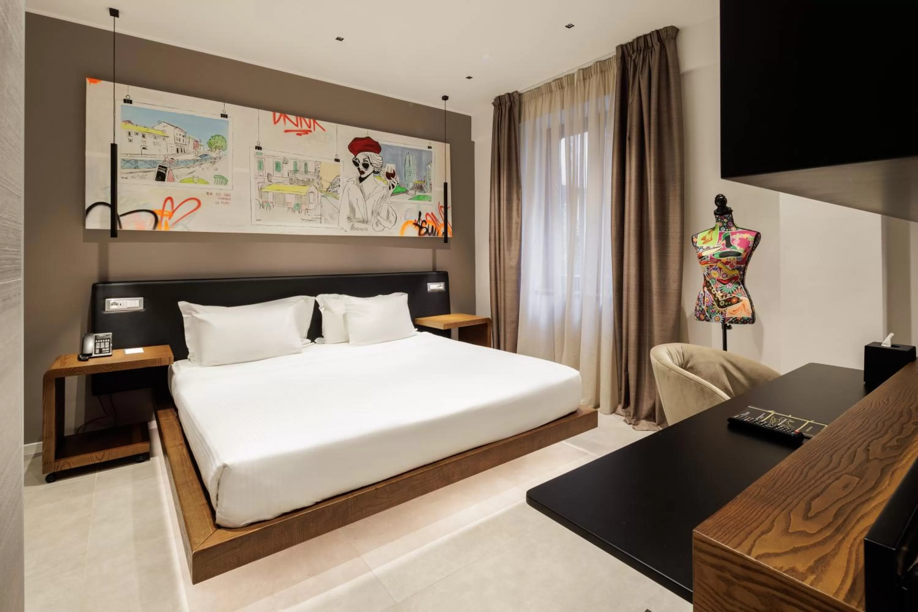 Bedroom, Bed in The Corner Duomo Hotel