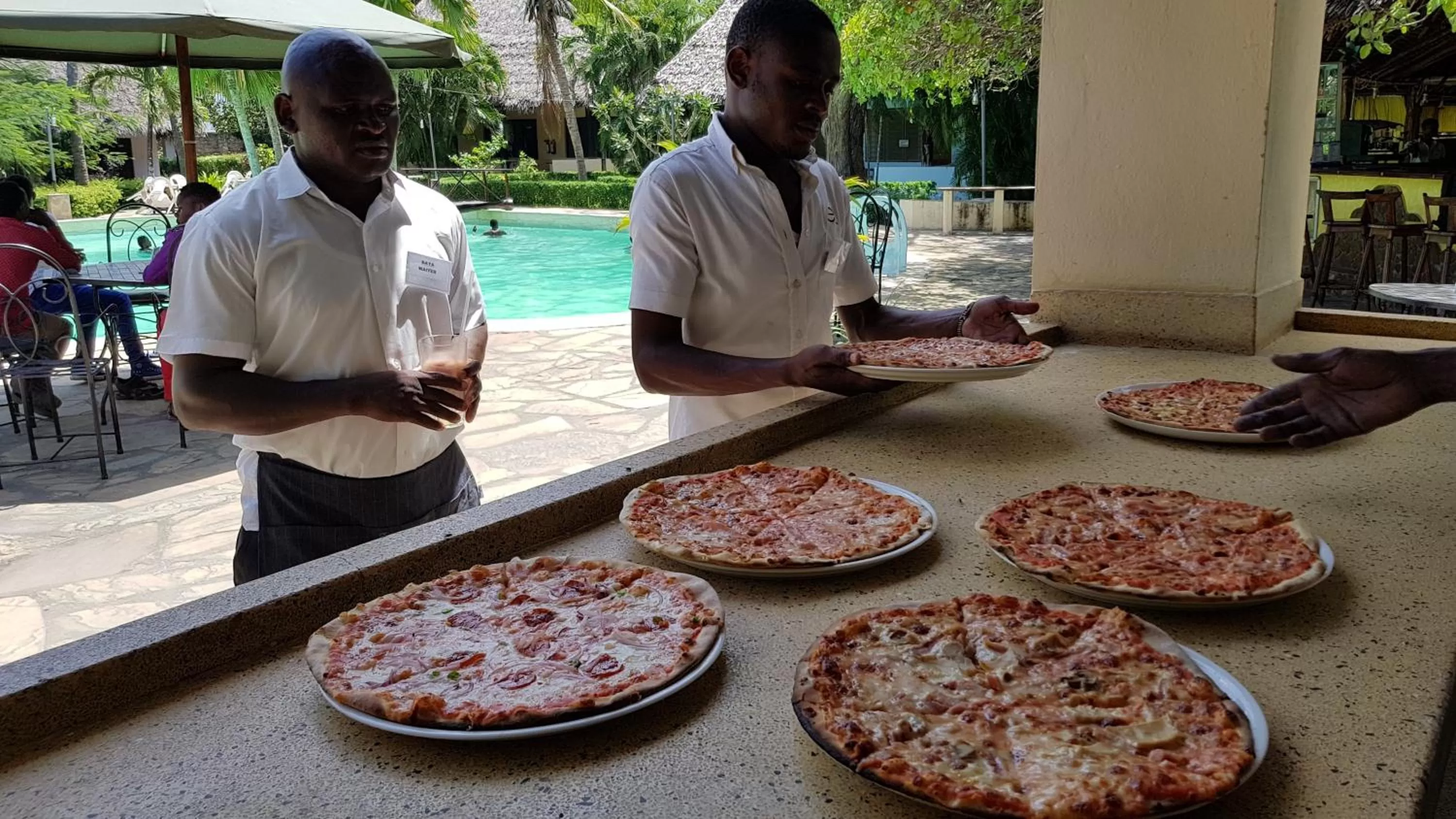 Staff in Makuti Villas Resort