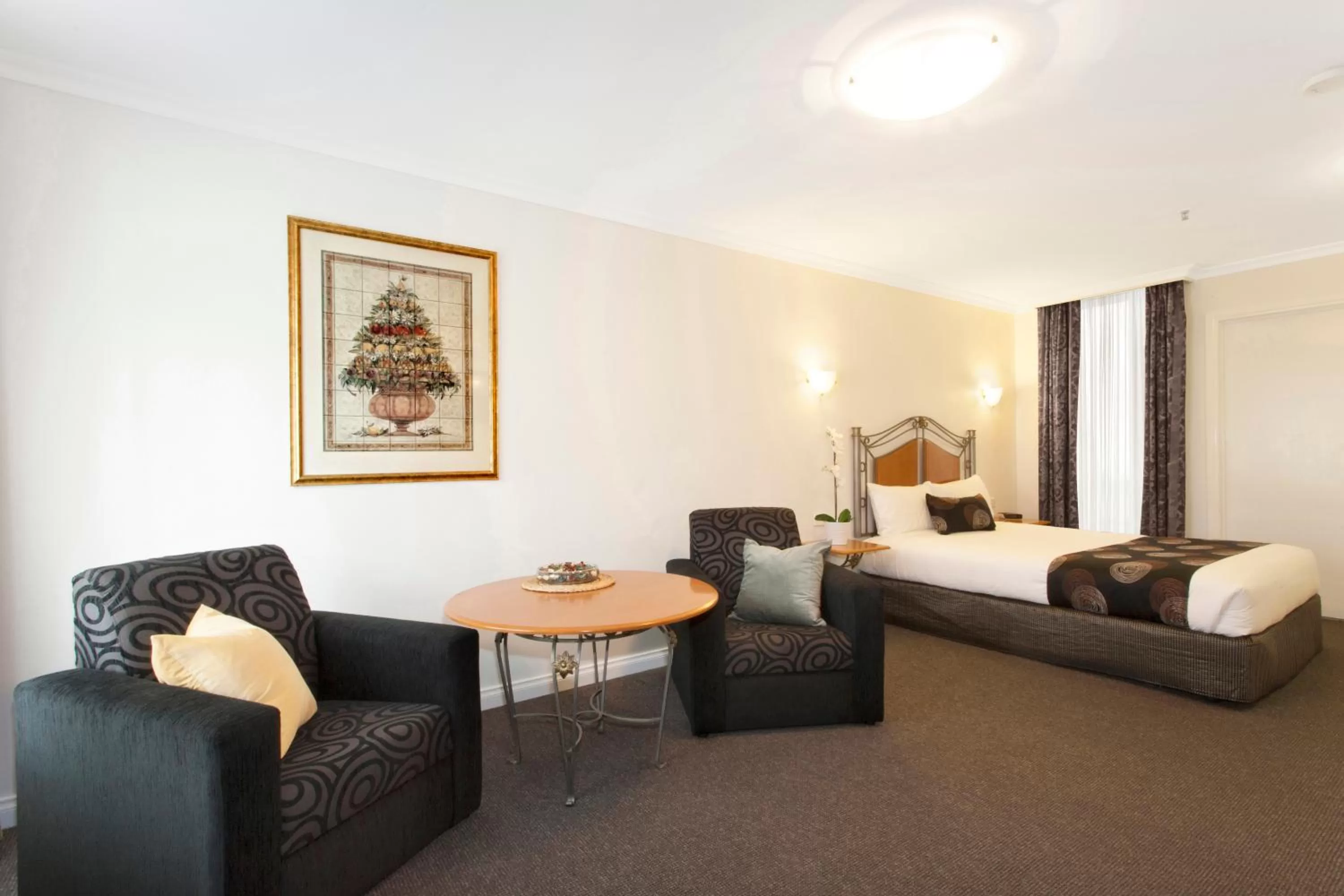Living room, Bed in Melbourne Metropole Central Official