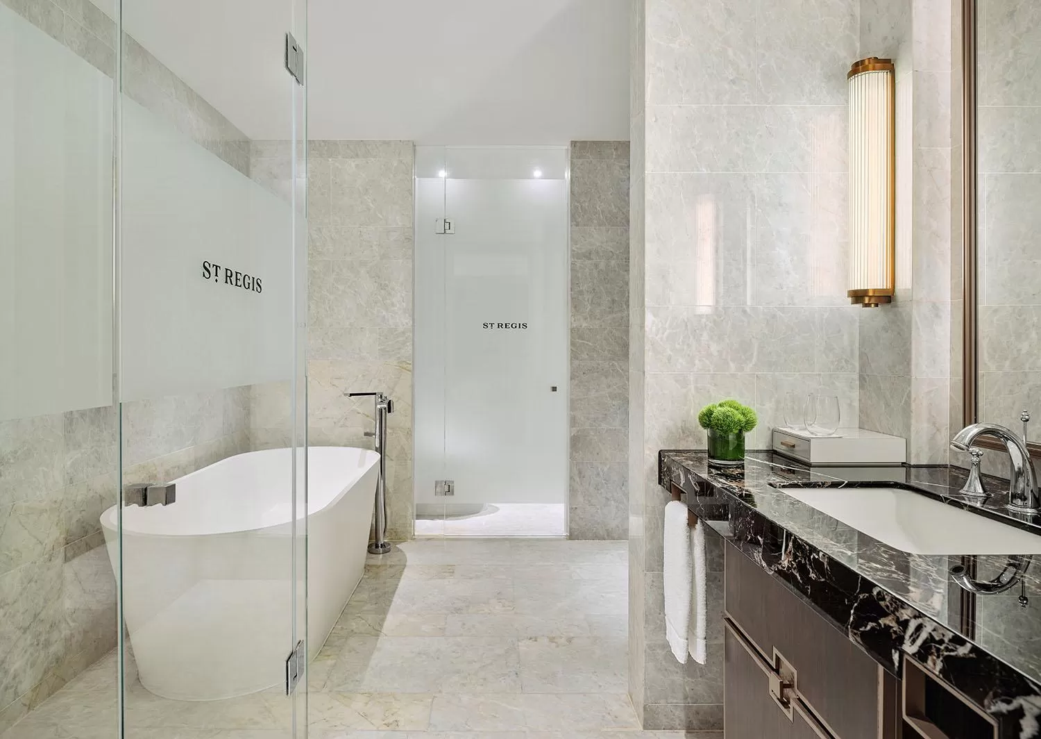 Shower in The St Regis Shanghai Jingan - Where Downtown Luxury Meets Legendary Old Shanghai Jazz