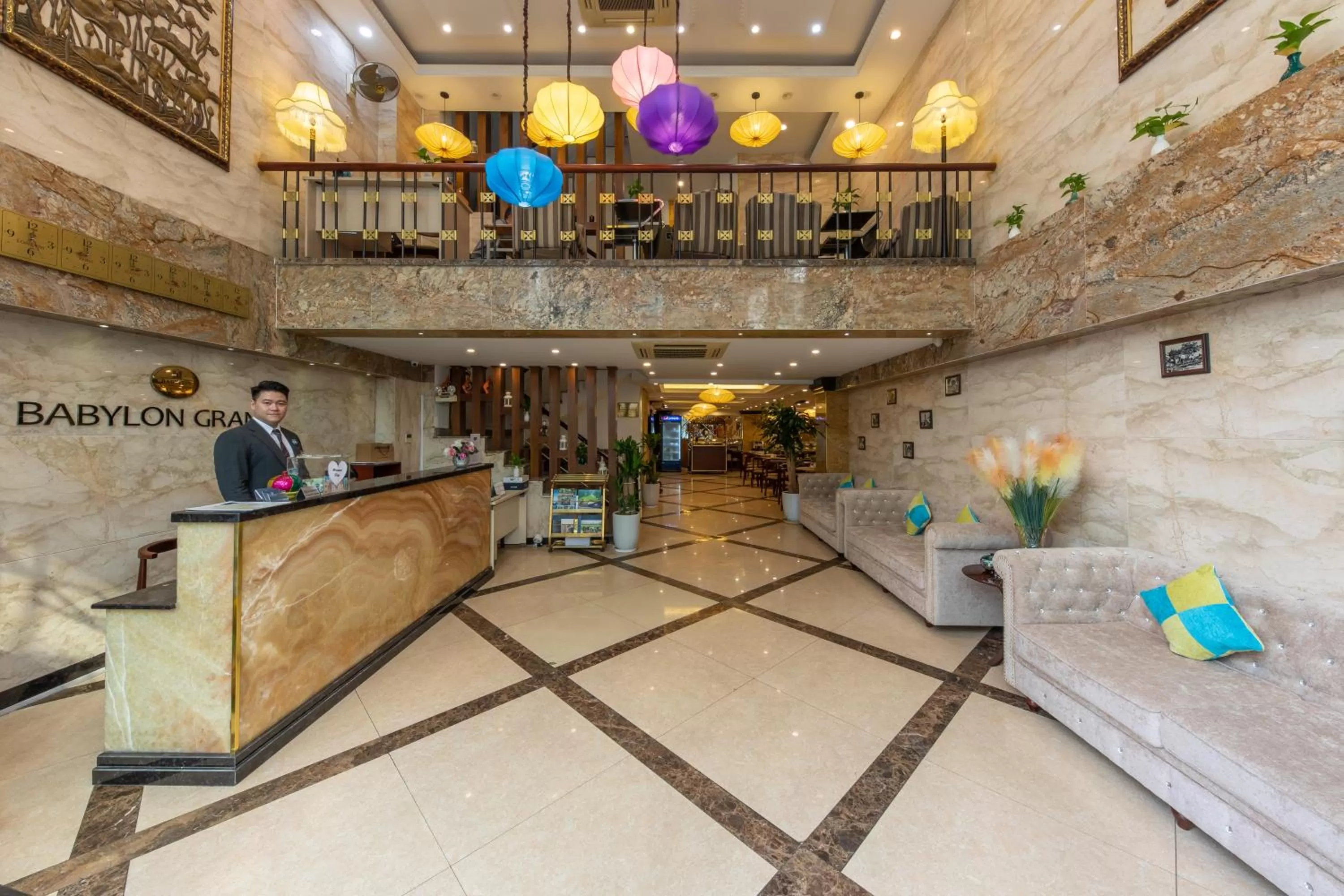 Lobby or reception in Babylon Grand Hotel & Spa