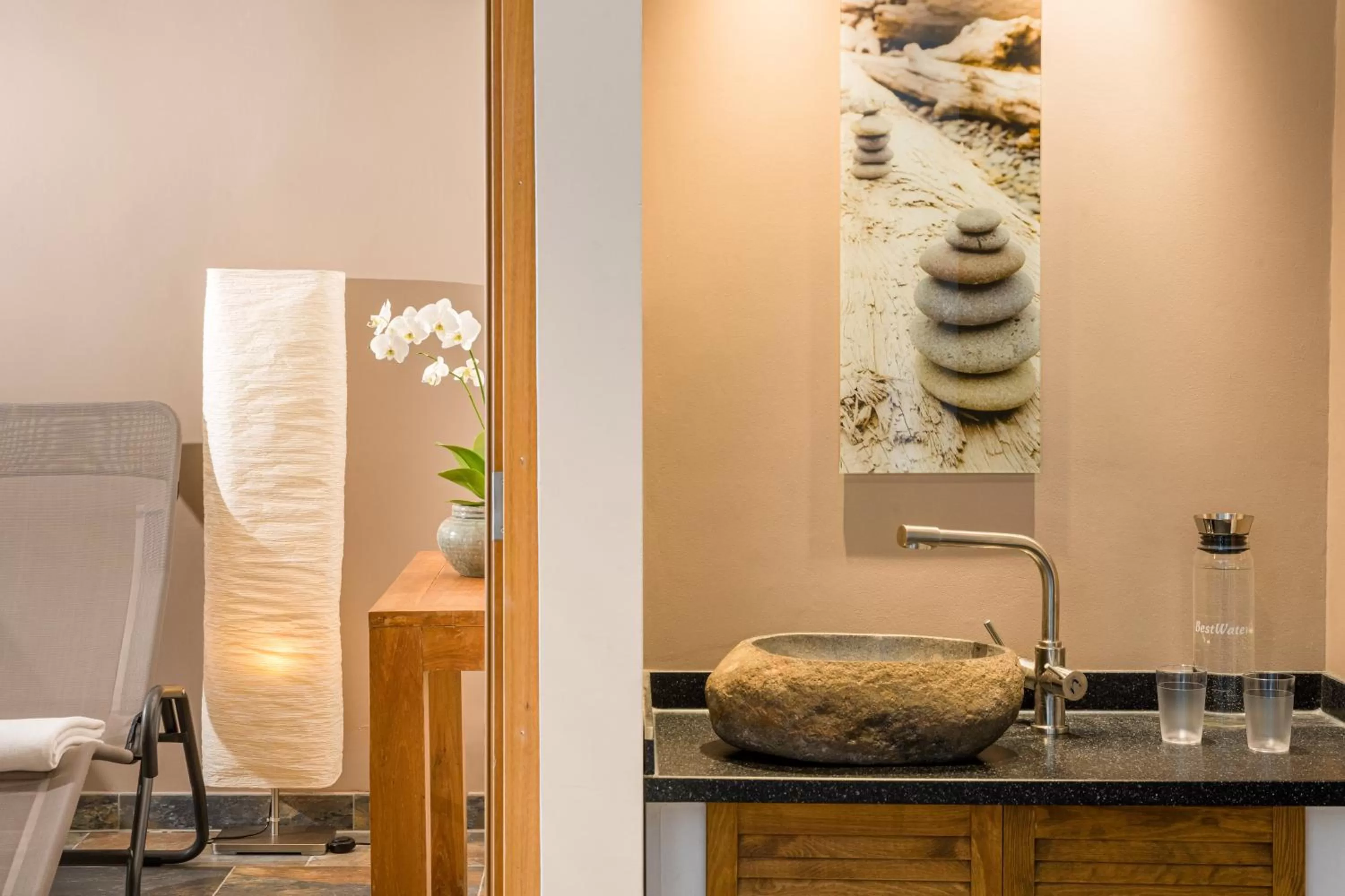 Sauna, Bathroom in Akzent Hotel Dorn